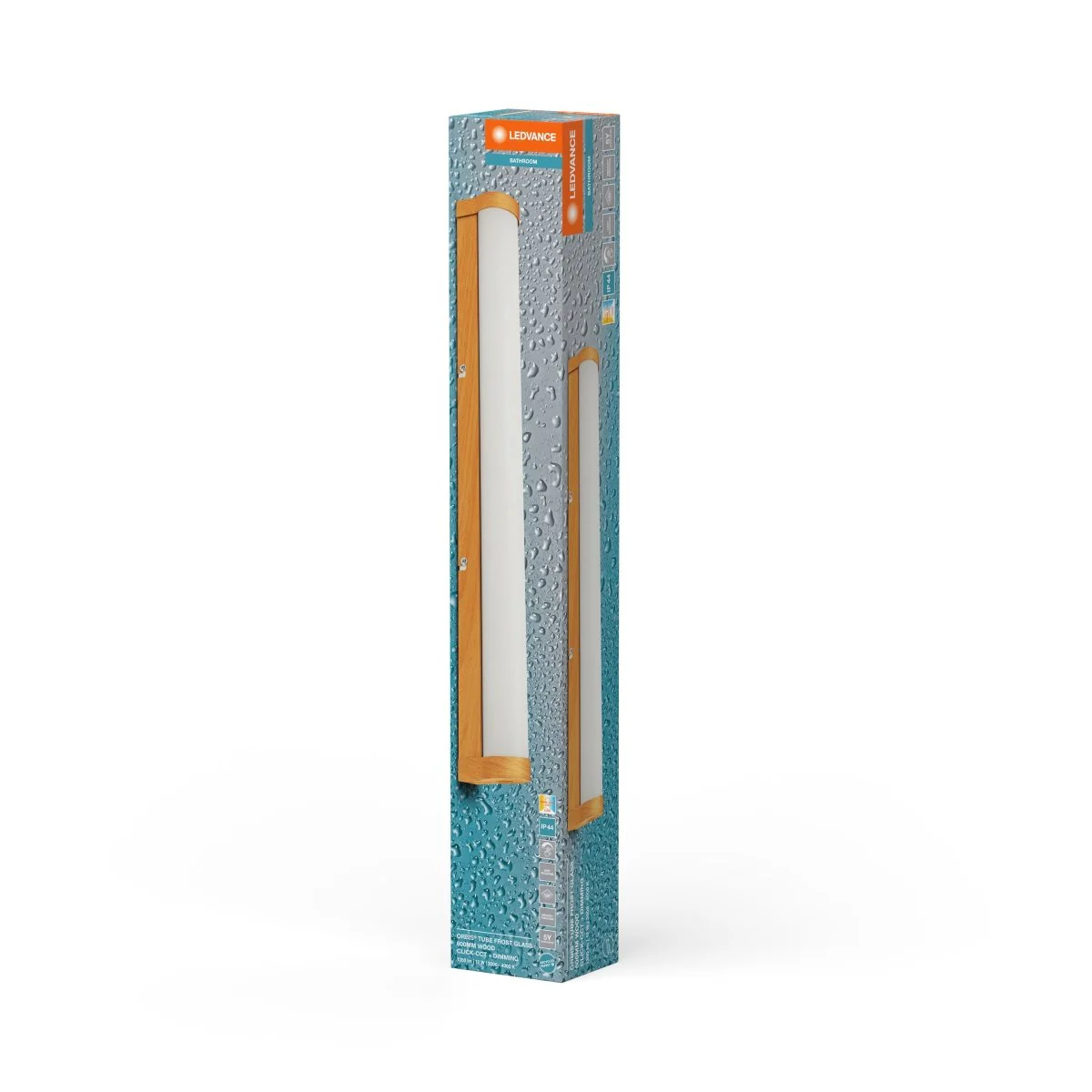 OSRAM Obris Tube Frost Glass Click CCT DIM IP44 dekor drewno - Image 2
