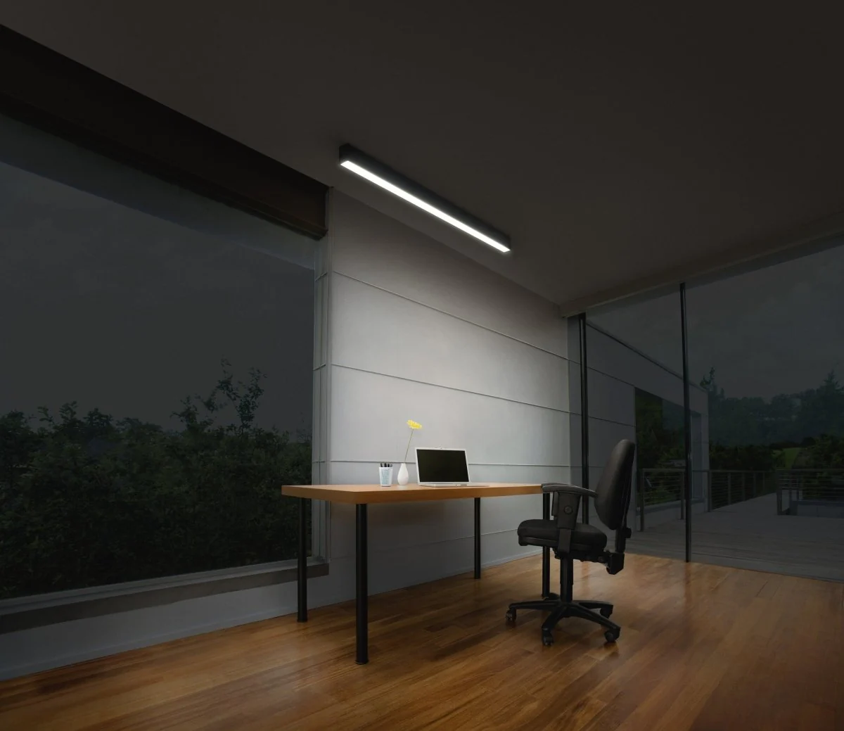 OSRAM Office Line cuboid ceiling 30W 840 DIM Black - Image 4