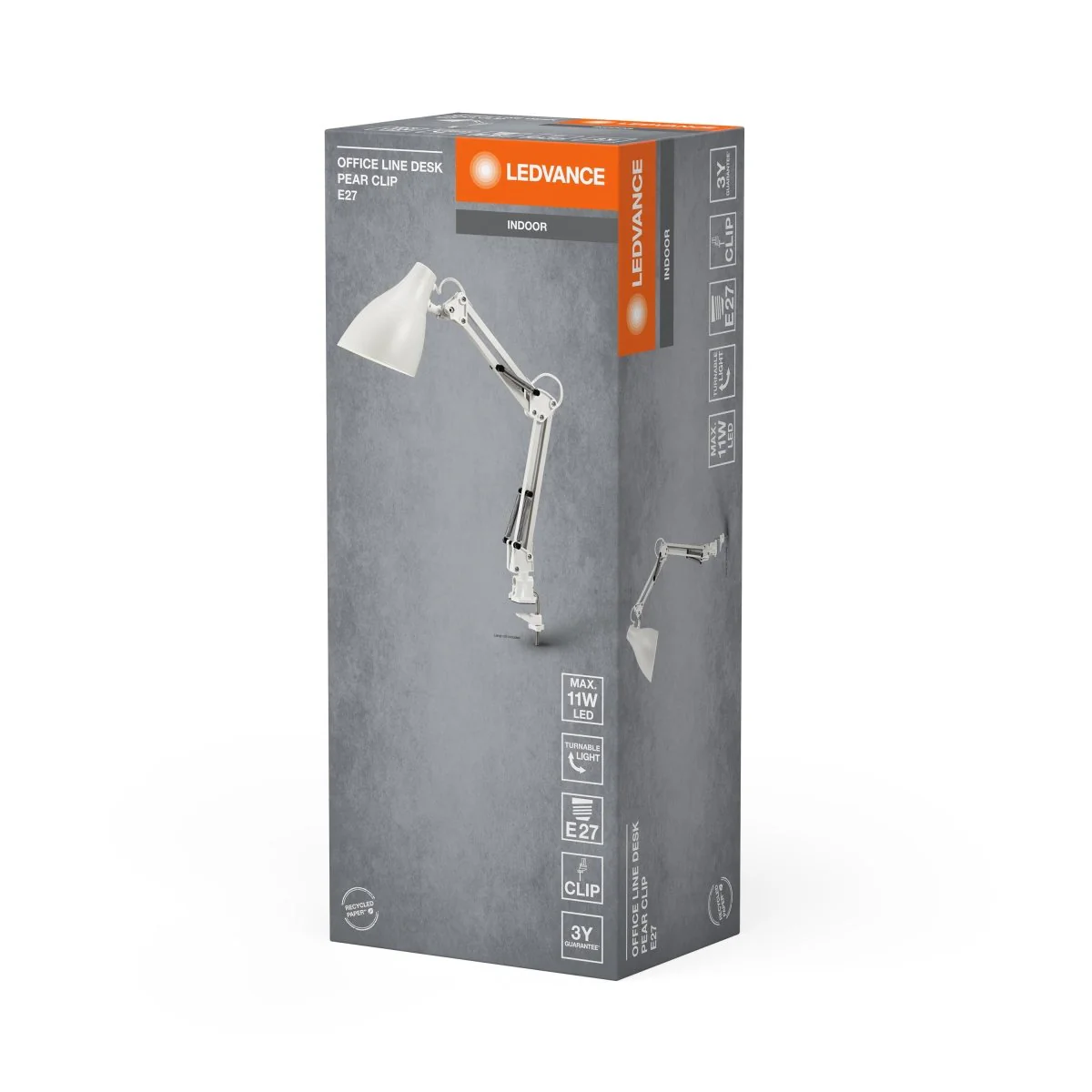 OSRAM Office Line Desk Pear Clip E27 biały - Image 2