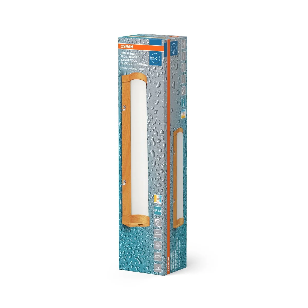 OSRAM Orbis Alison Ø295mm 16W 830 DIM dekor drewno - Image 2