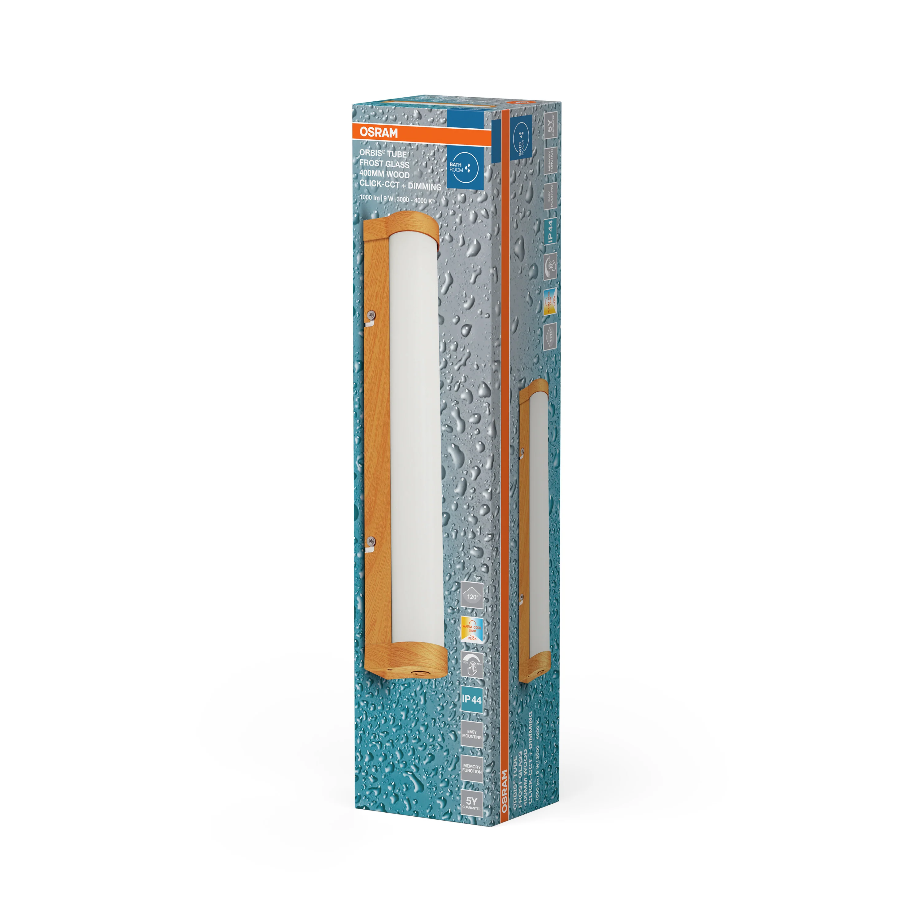 OSRAM Orbis Alison Ø295mm 16W 830 DIM dekor drewno - Image 6