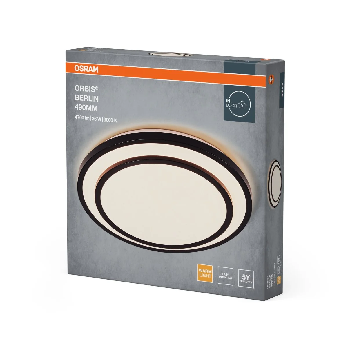 OSRAM ORBIS BERLIN 490mm 36W 830 czarny - Image 2