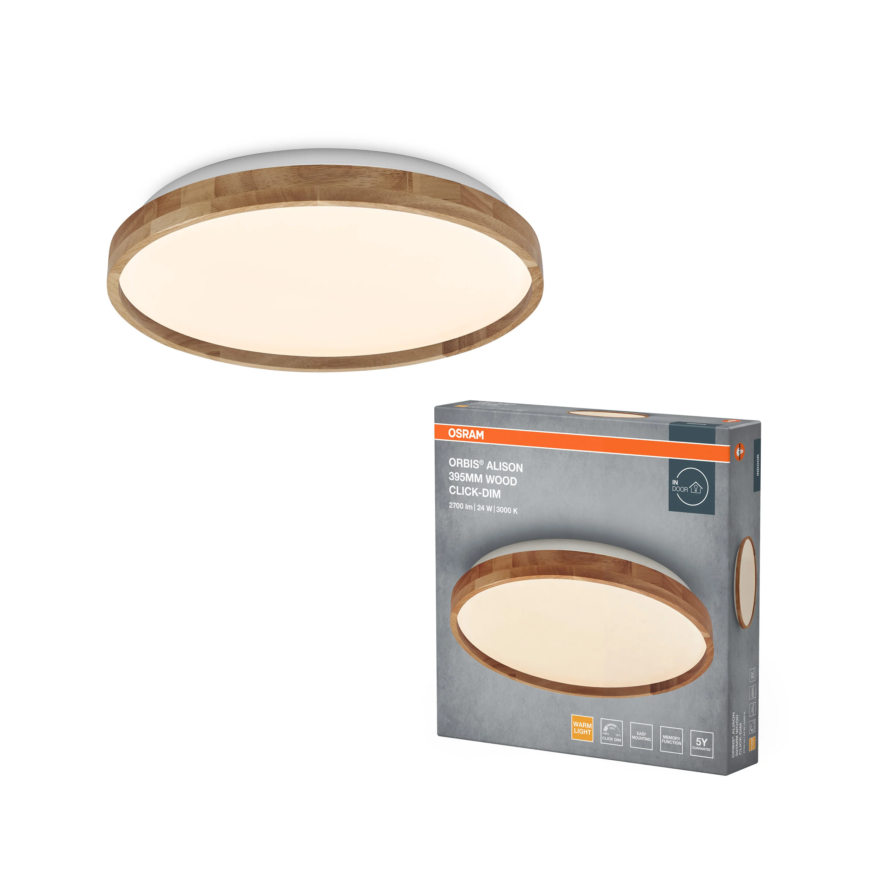 OSRAM Orbis Flame 2x5.5W CCT DIM IP44 chrom - Image 5