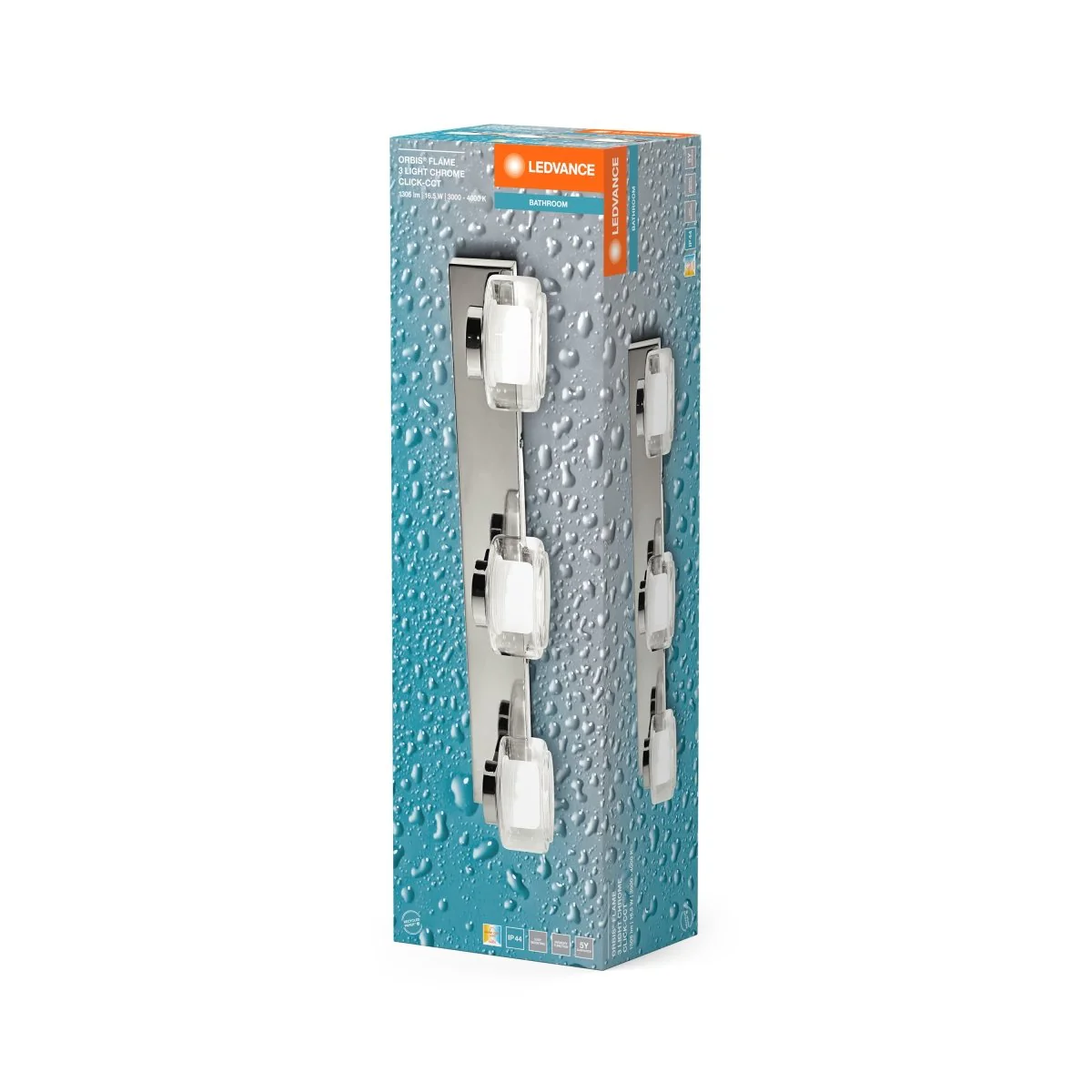 OSRAM Orbis Flame 3x5.5W Click CCT IP44 chrom - Image 2