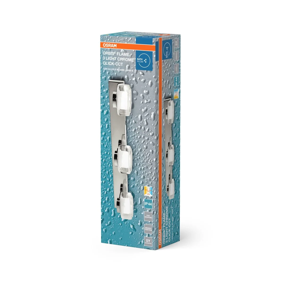 OSRAM Orbis Flame 4x5.5W CCT DIM IP44 czarny - Image 2