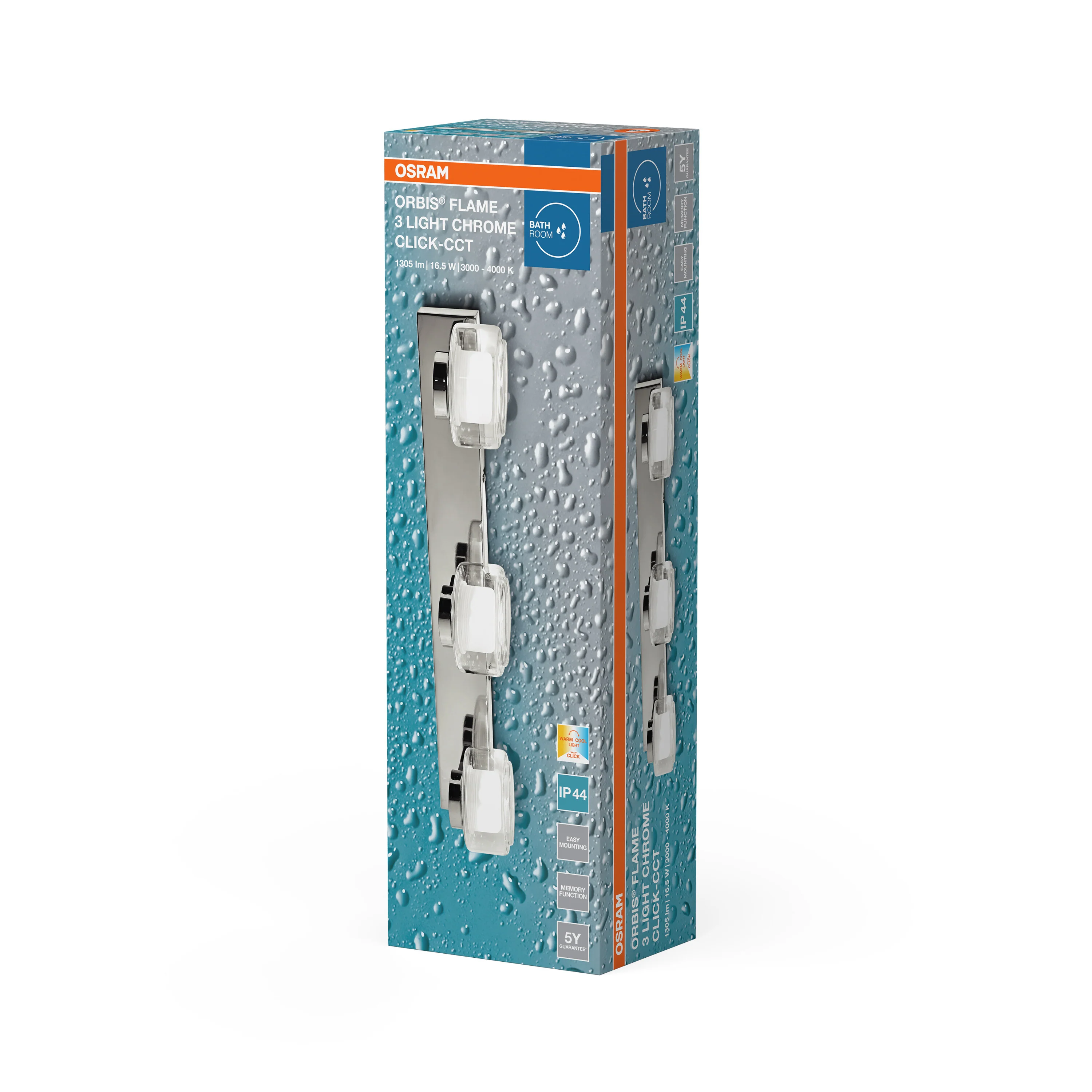 OSRAM Orbis Flame 4x5.5W CCT DIM IP44 czarny - Image 6