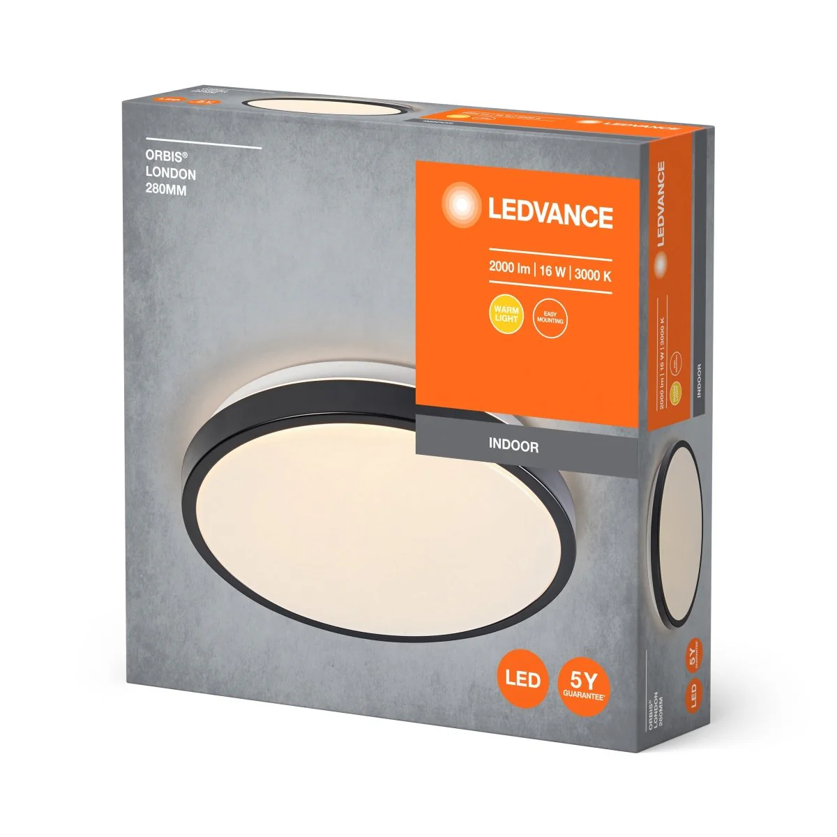 OSRAM ORBIS LONDON 280 mm 16W 830 BK - Image 2