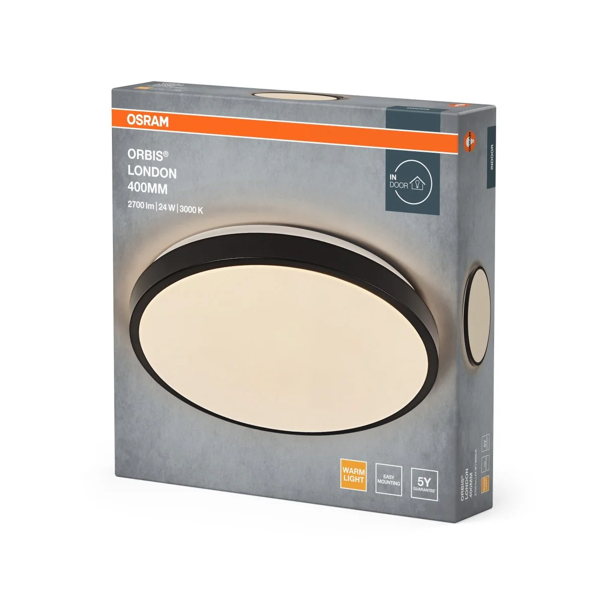 OSRAM ORBIS LONDON 400mm 24W 830 czarny - Image 2