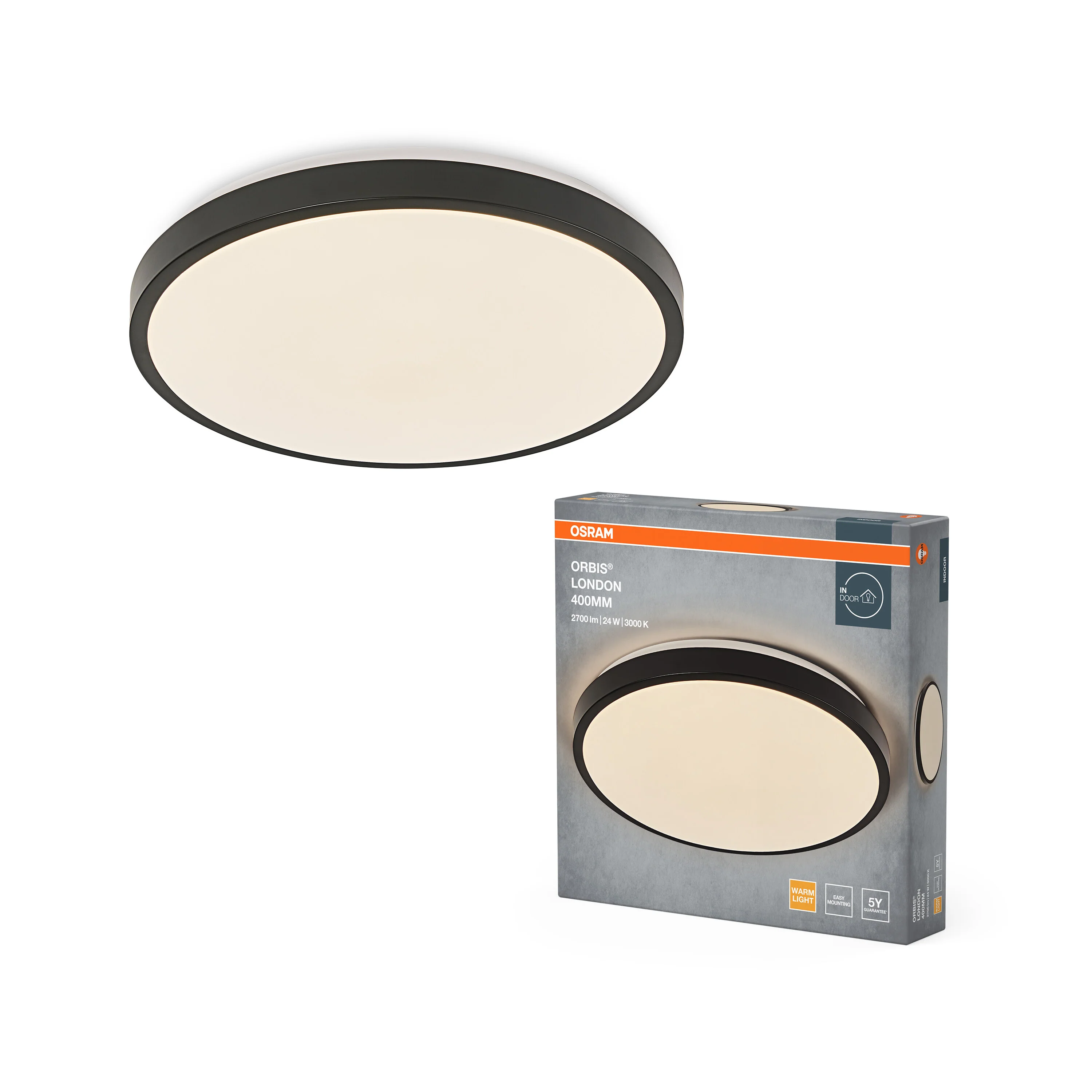 OSRAM ORBIS LONDON 400mm 24W 830 czarny - Image 5