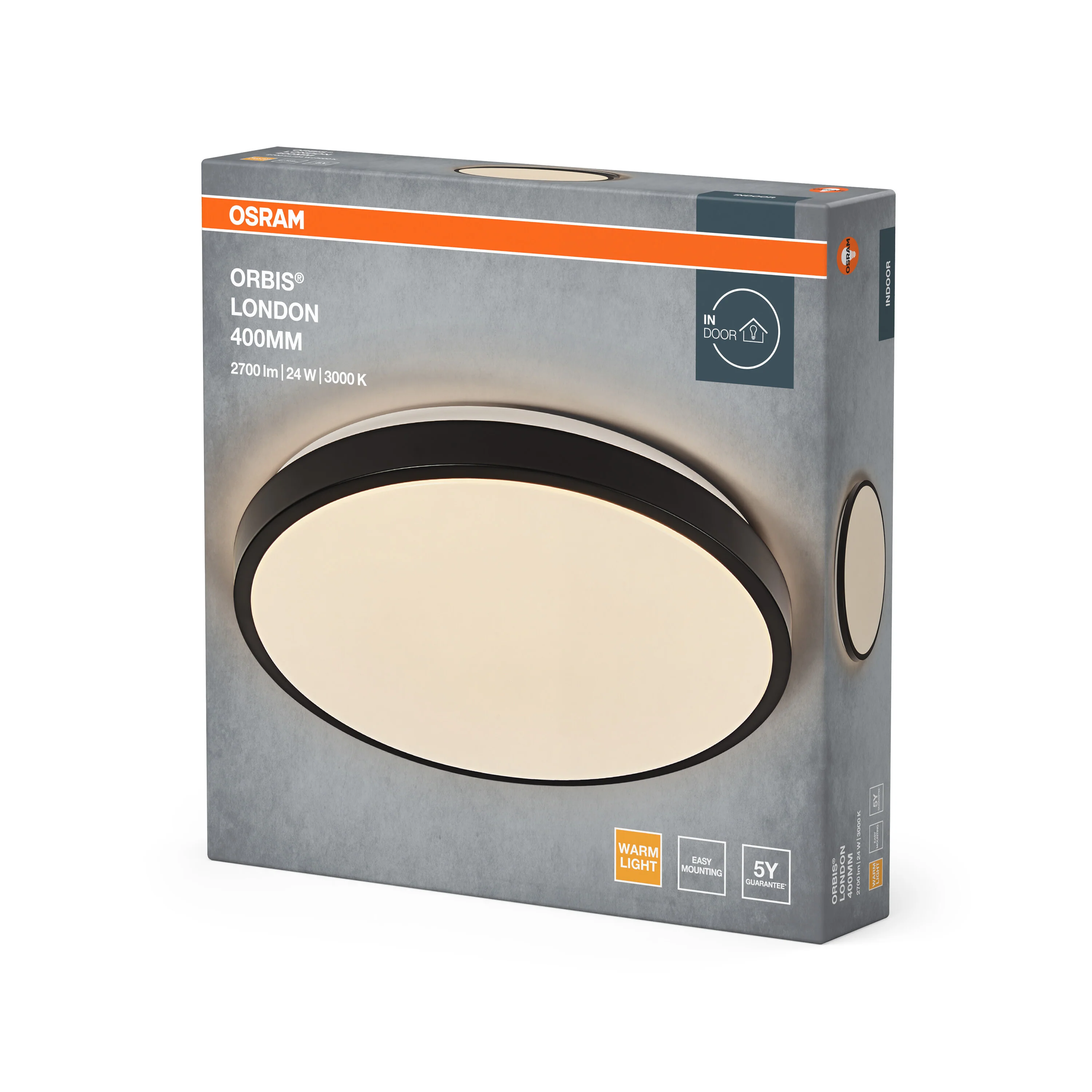 OSRAM ORBIS LONDON 400mm 24W 830 czarny - Image 6