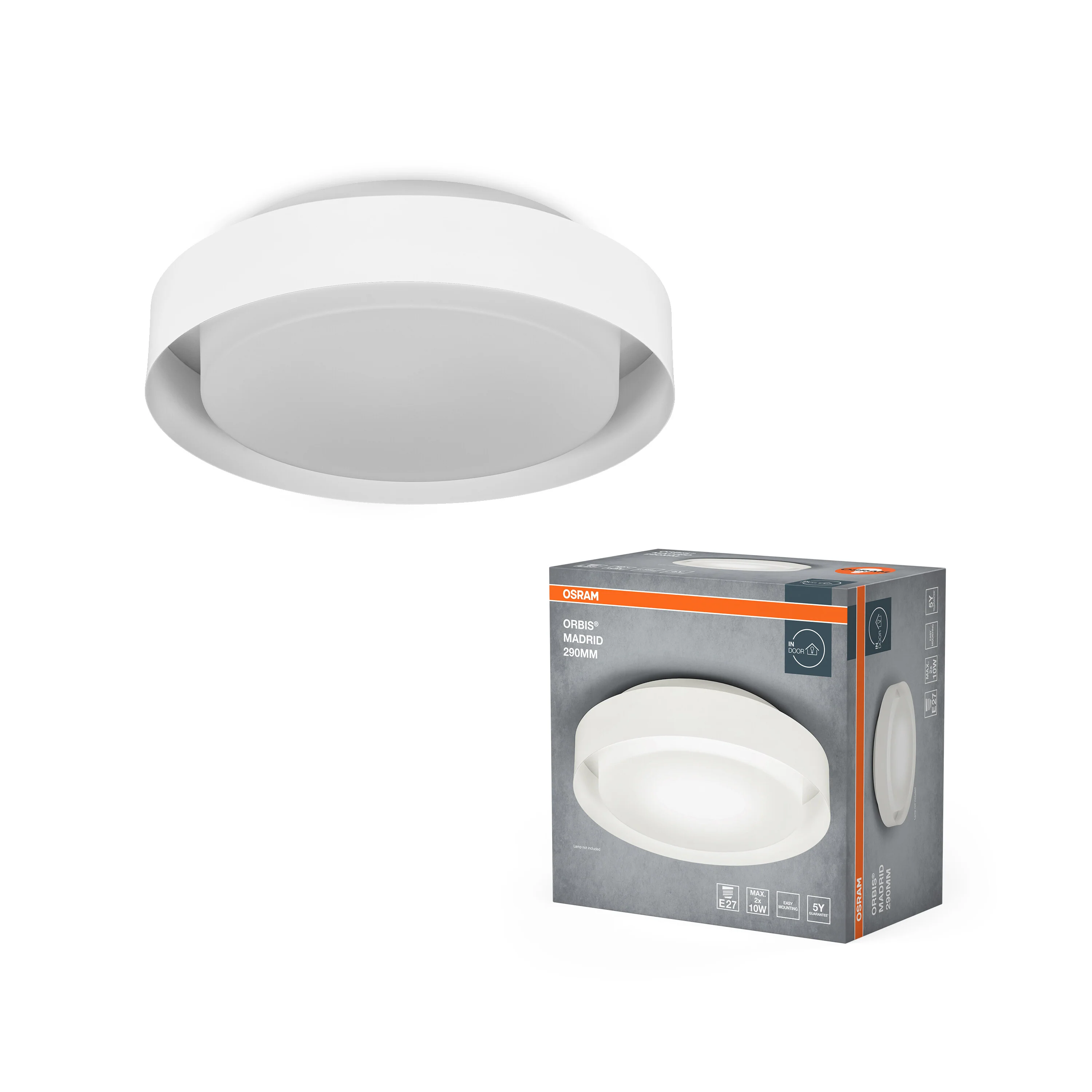 OSRAM ORBIS MADRID 290mm 2xE27 biały - Image 5