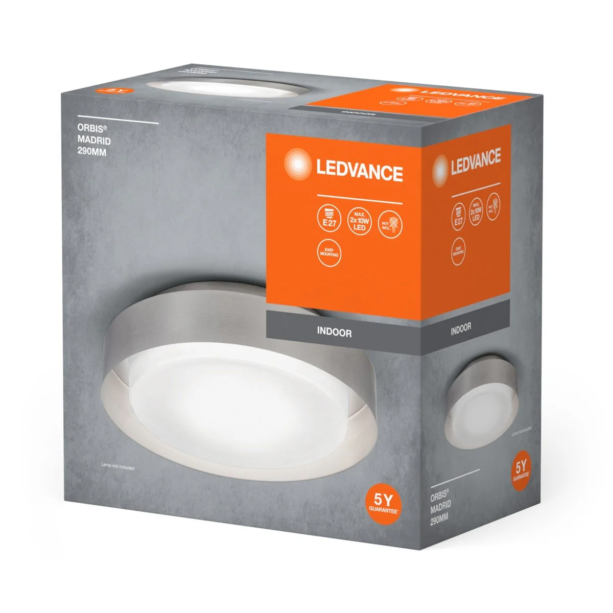OSRAM ORBIS MADRID 290mm 2xE27 NK - Image 2
