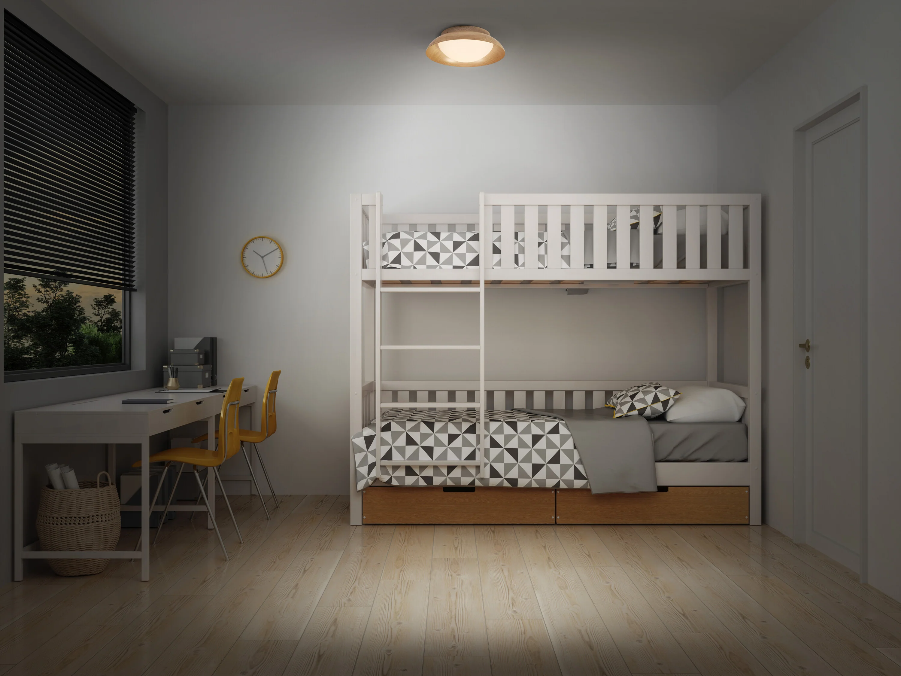 OSRAM ORBIS MILAN 305mm 2xE27 drewno - Image 8