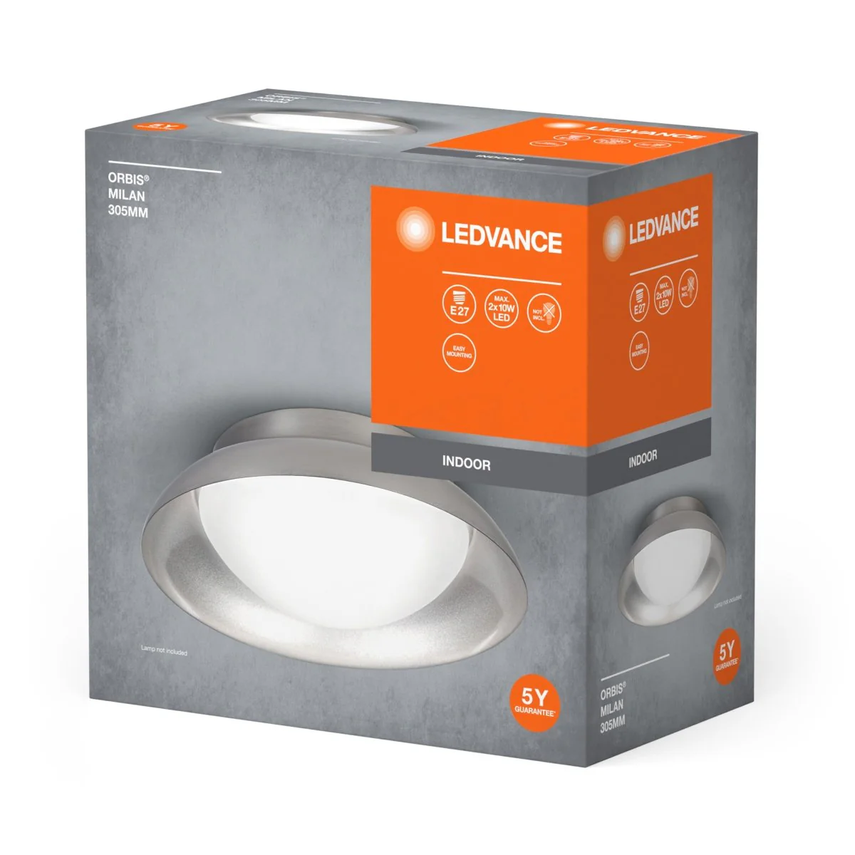 OSRAM ORBIS MILAN 305mm 2xE27 NK - Image 2