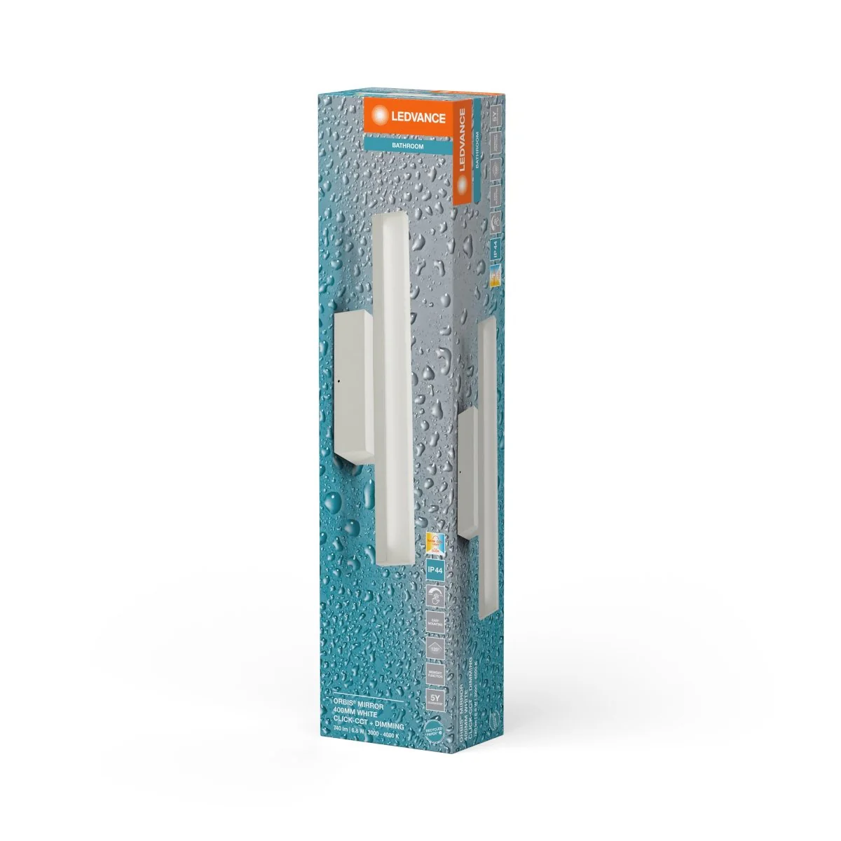OSRAM Orbis Mirror 40CM Click CCT DIM IP44 biały - Image 2