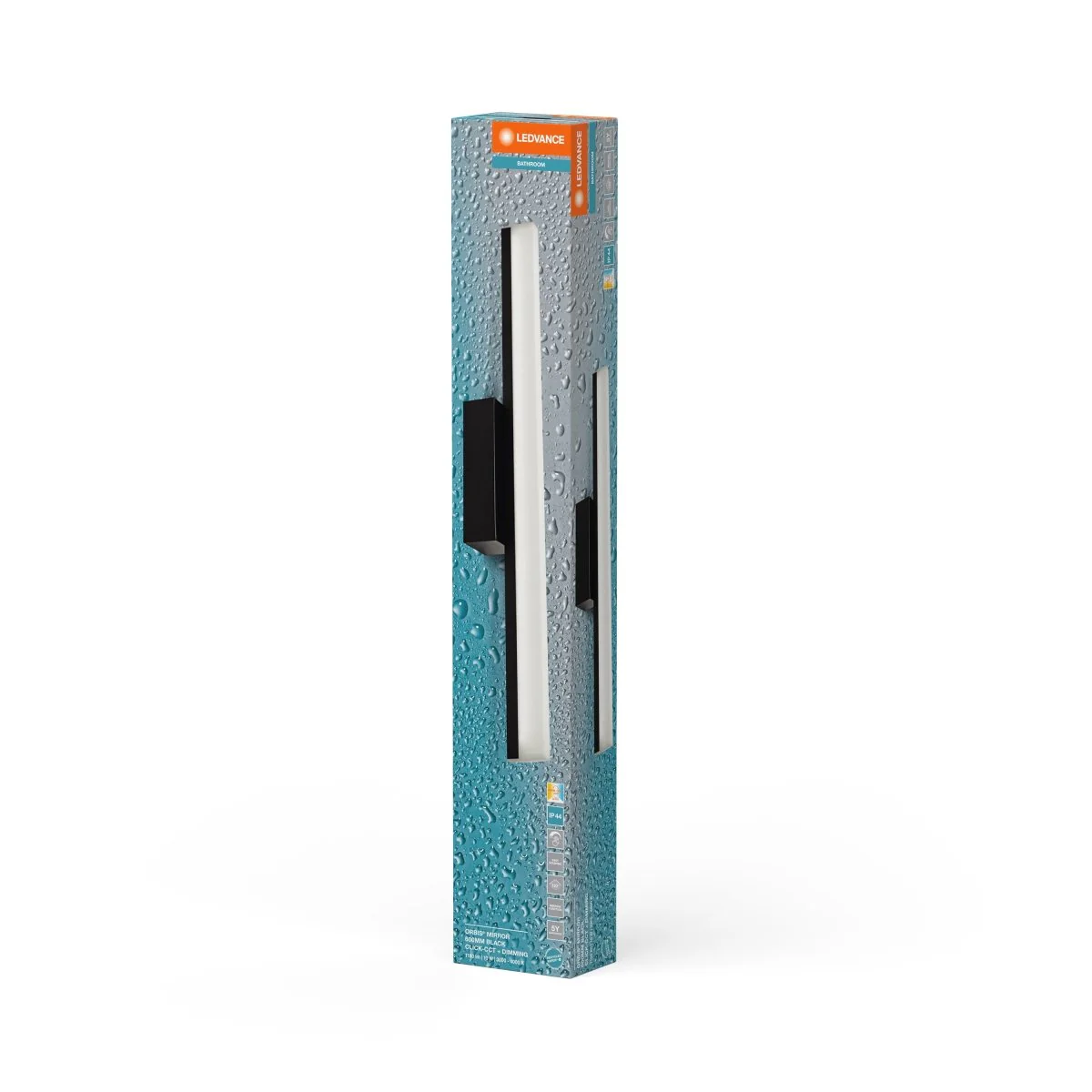 OSRAM Orbis Mirror 60CM Click CCT DIM IP44 czarny - Image 2