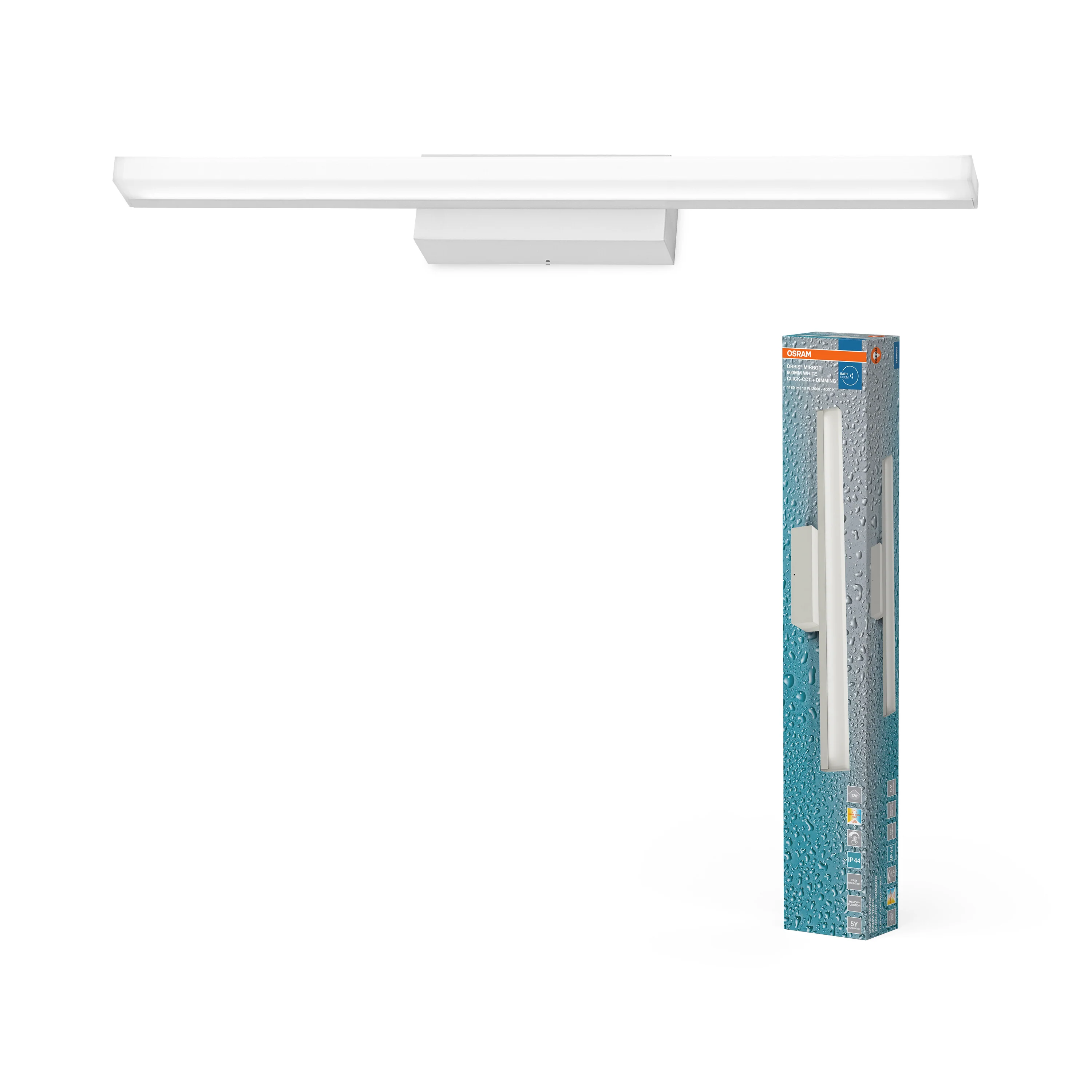 OSRAM Orbis Mirror Lustro 60cm Click CCT DIM IP44 białe - Image 5