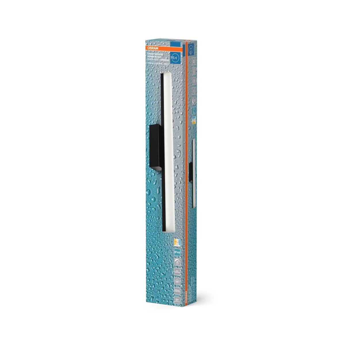 OSRAM Orbis Mirror Lustro 60cm Click CCT DIM IP44 czarne - Image 2