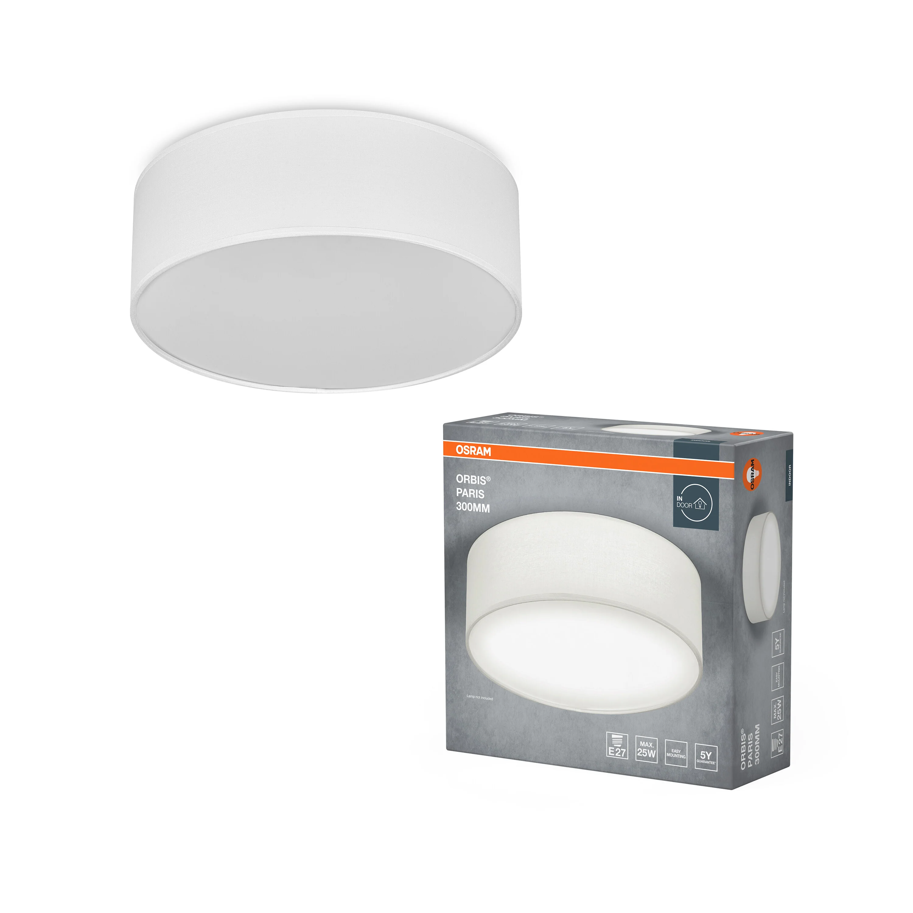 OSRAM ORBIS PARIS 300mm 1xE27 biały - Image 5