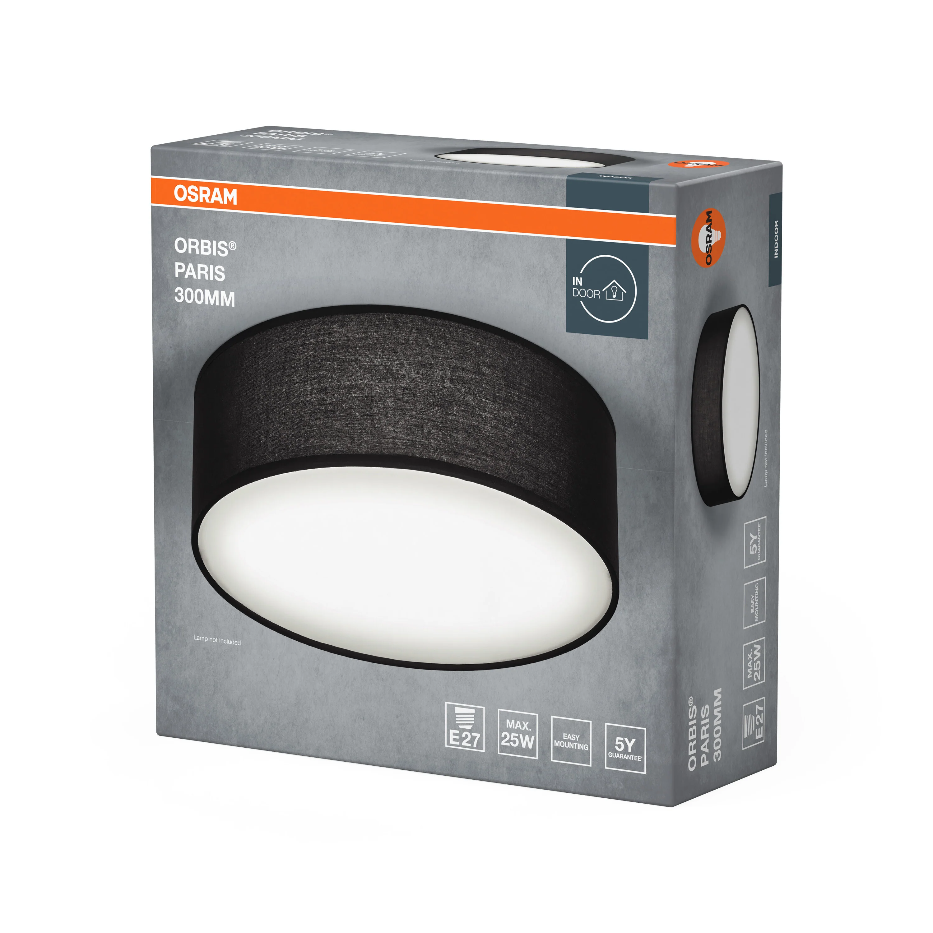 OSRAM ORBIS PARIS 300mm 1xE27 czarny - Image 6
