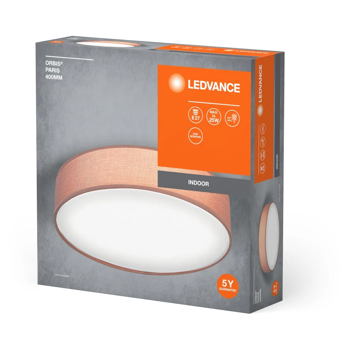 OSRAM ORBIS PARIS 400mm 2xE27 ciemnobrązowy - Image 2