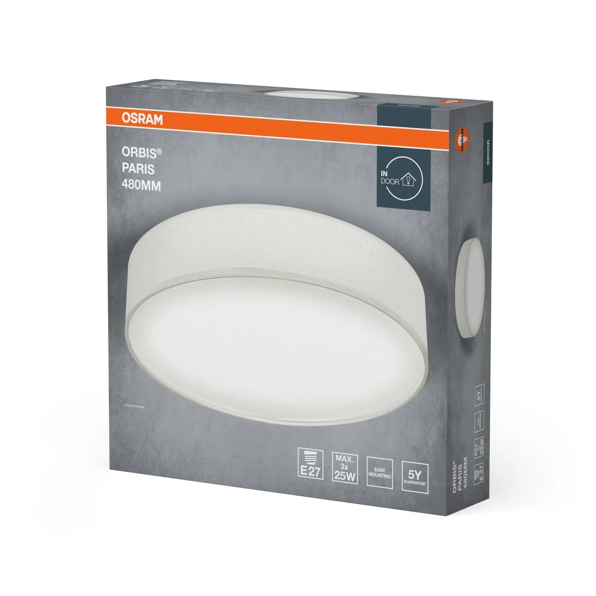 OSRAM ORBIS PARIS 480mm 3xE27 biały - Image 2