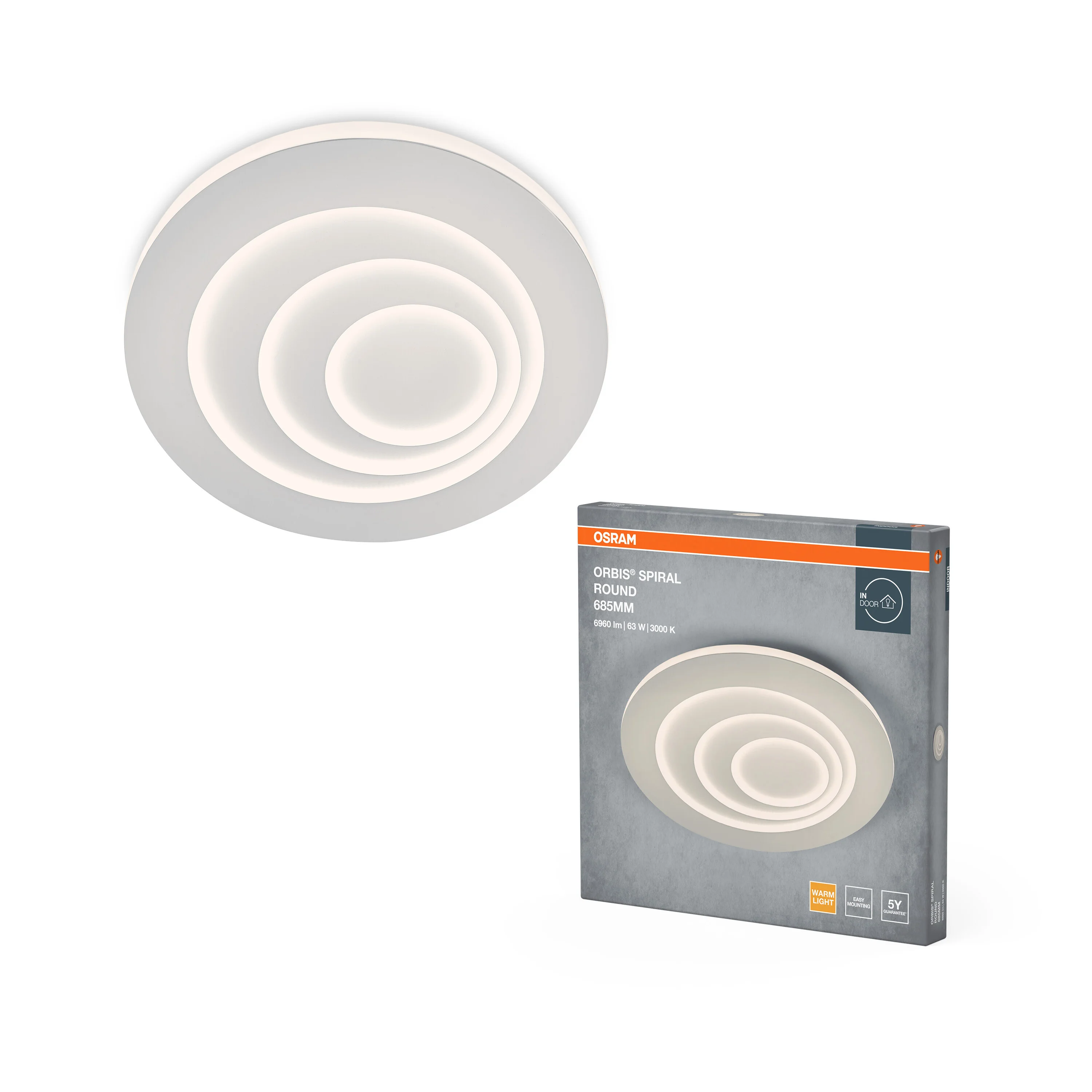 OSRAM Orbis Spiral Lampa okrągła 685mm 63W biała - Image 5