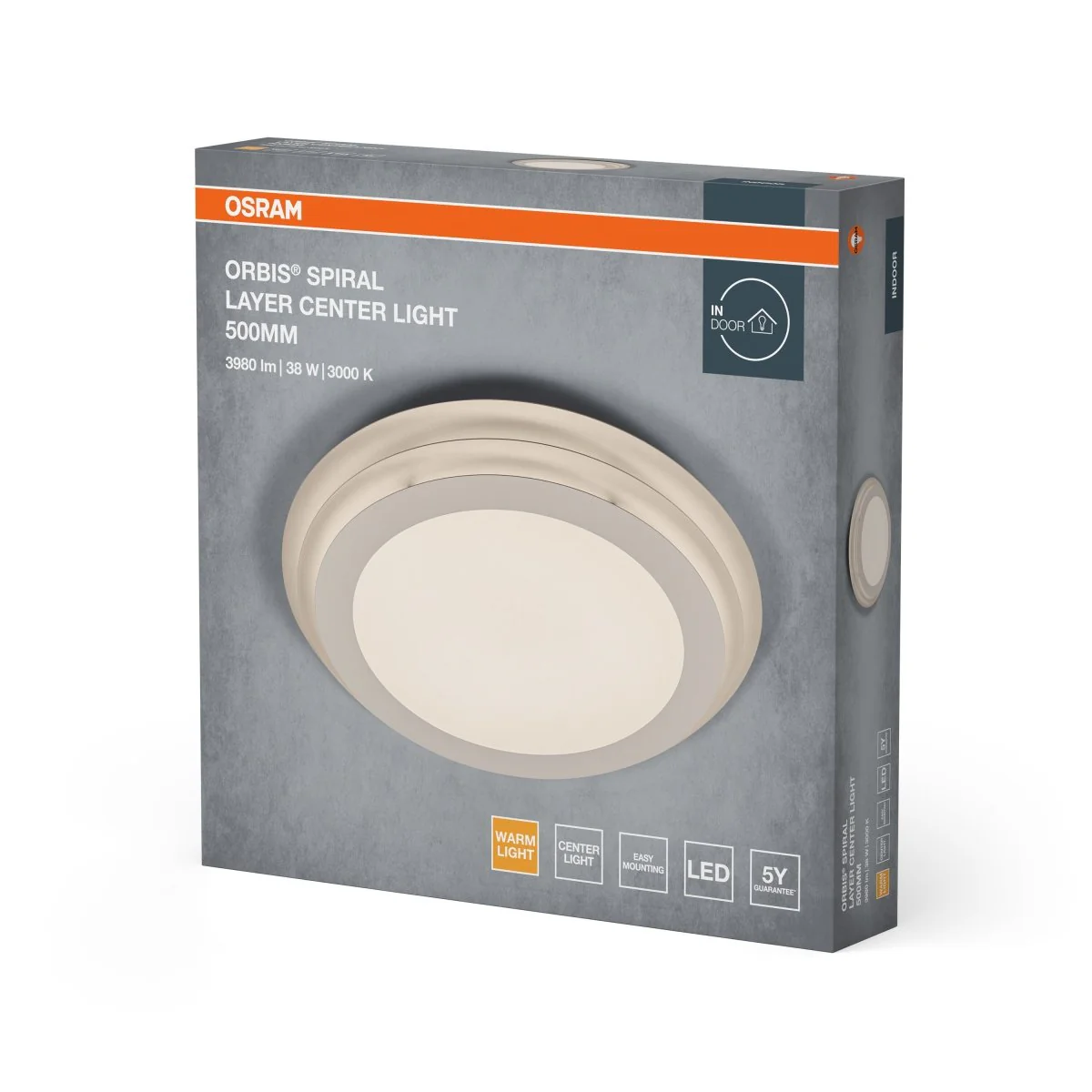 OSRAM Orbis Spiral Layers Lampa okrągła 38W biała - Image 2