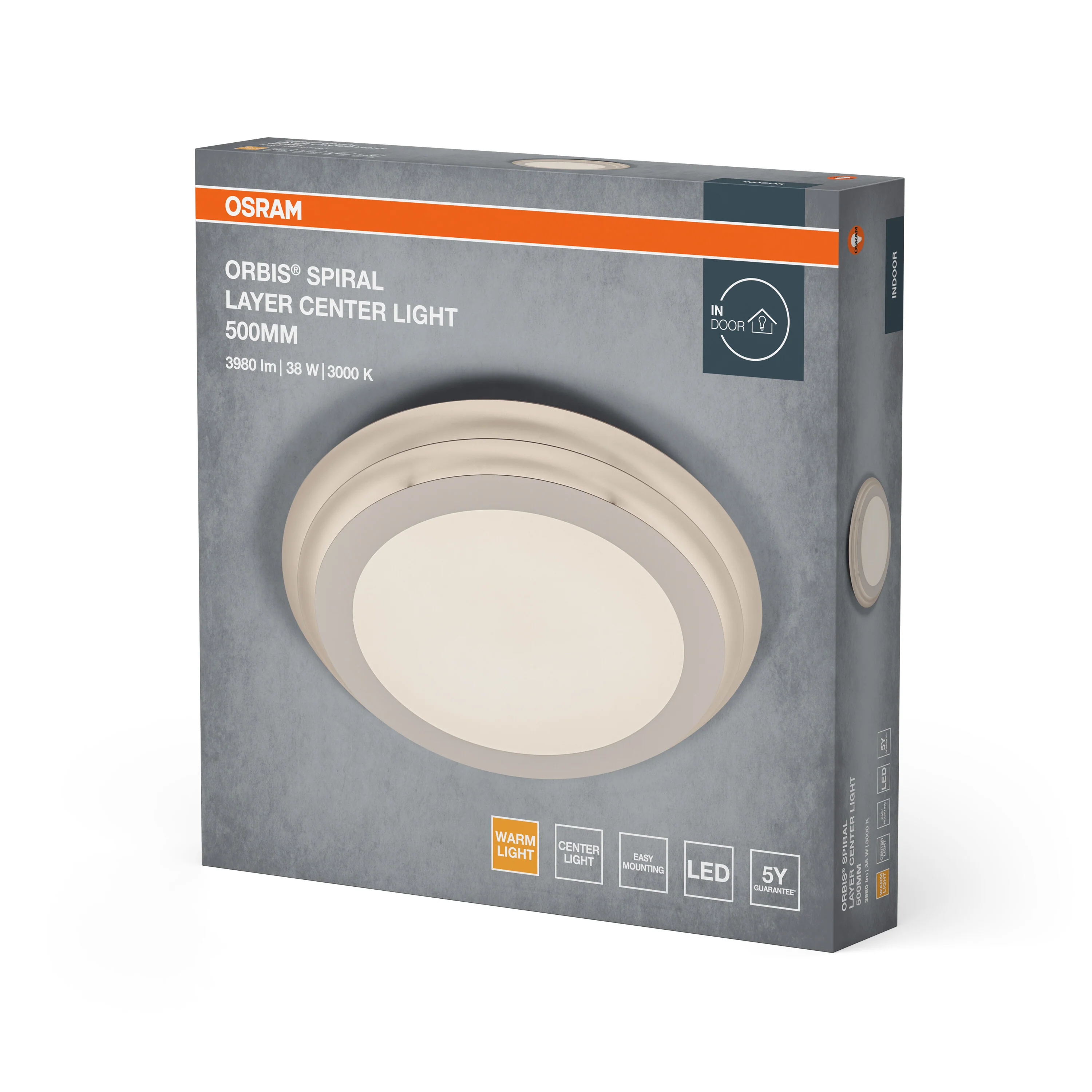 OSRAM Orbis Spiral Layers Lampa okrągła 38W biała - Image 6