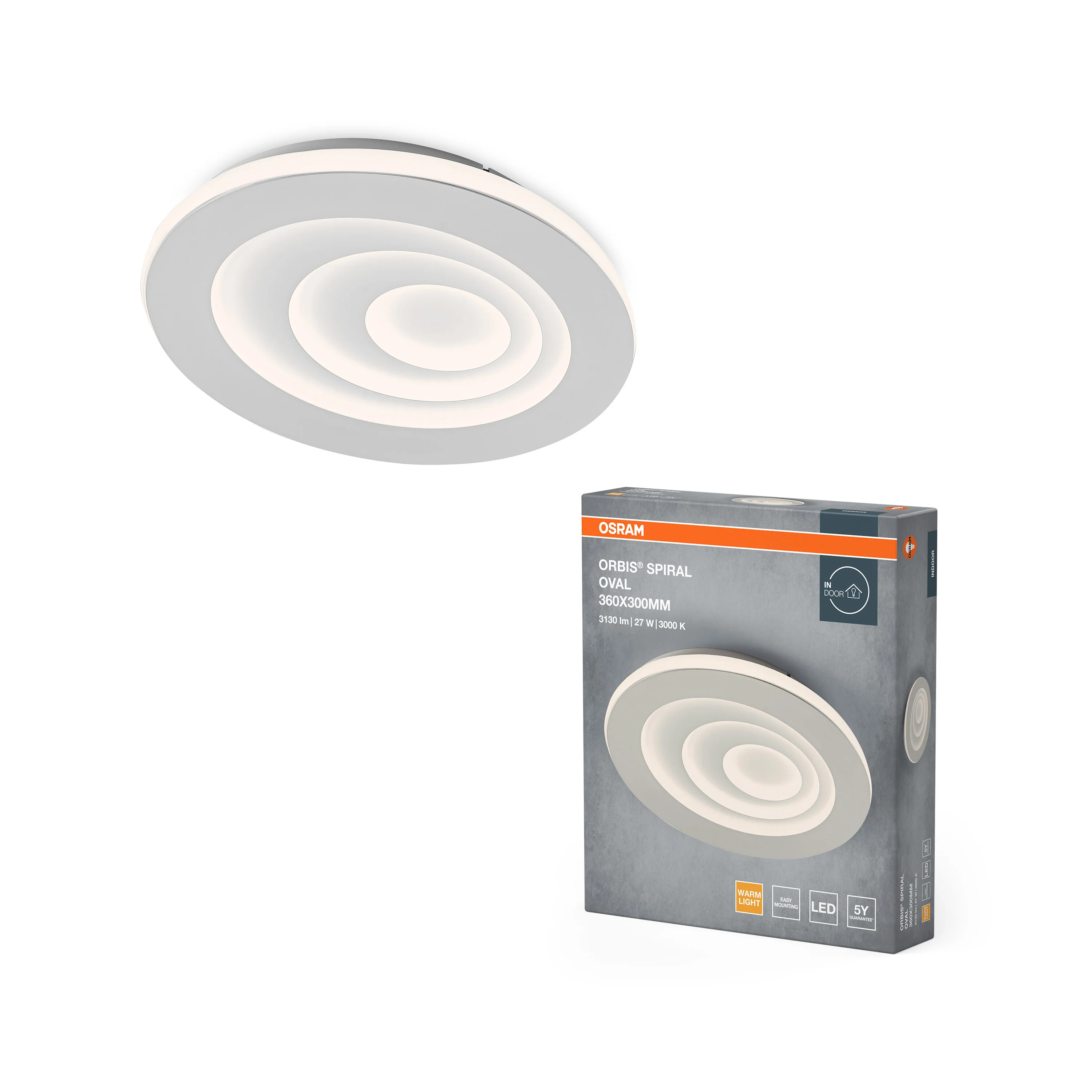 OSRAM Orbis Spiral Oval 360mm 27W biały - Image 5