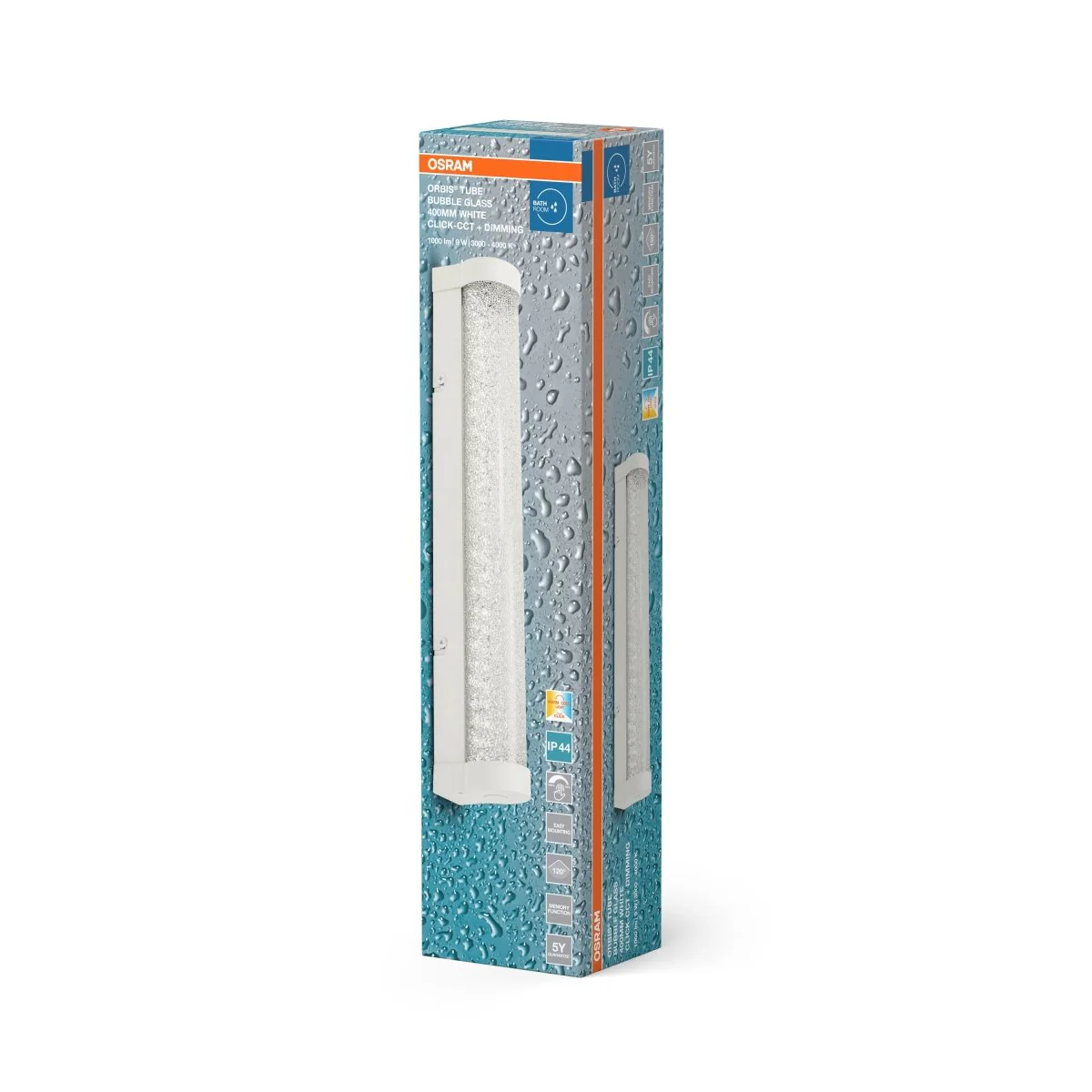 OSRAM Orbis Tube Bubble Glass 40cm Click CCT DIM IP44 białe - Image 2