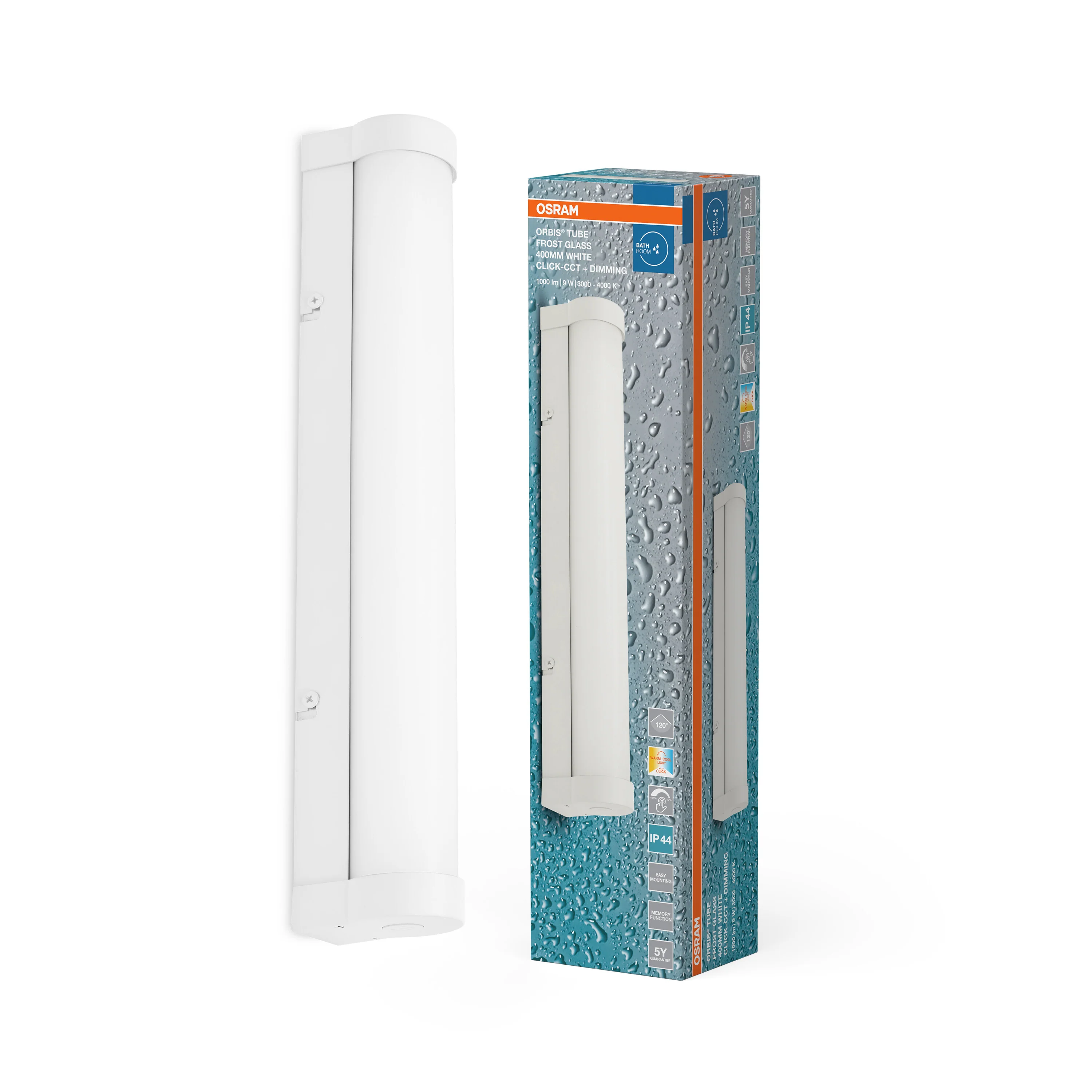 OSRAM Orbis Tube Frost Glass 40cm Click CCT DIM IP44 białe - Image 5
