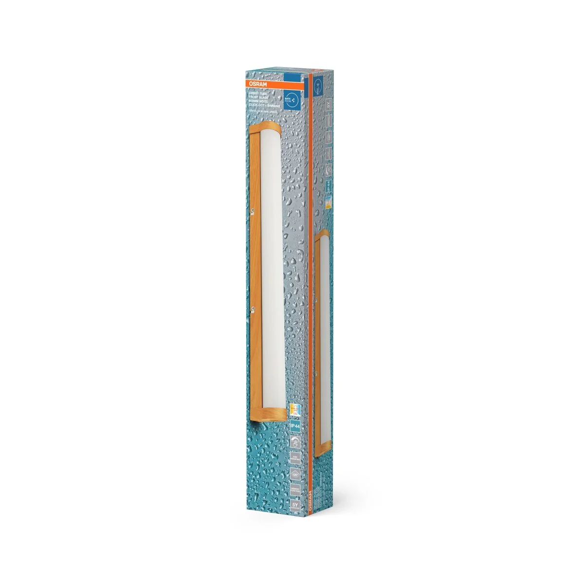 OSRAM Orbis Tube Frost Glass CCT DIM IP44 dekor drewno - Image 2