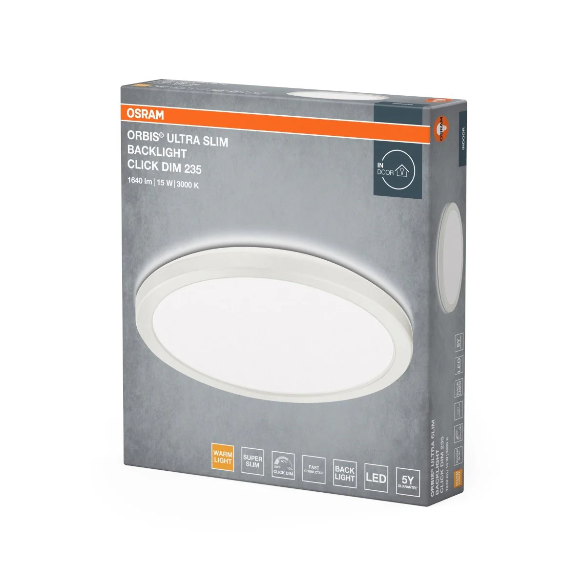 OSRAM ORBIS ULTRA SLIM CLICK DIM Click-Dim 235mm biały 15 W - Image 2