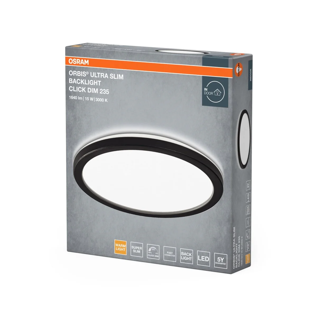 OSRAM ORBIS ULTRA SLIM CLICK DIM Click-Dim 235mm czarna 15W - Image 2