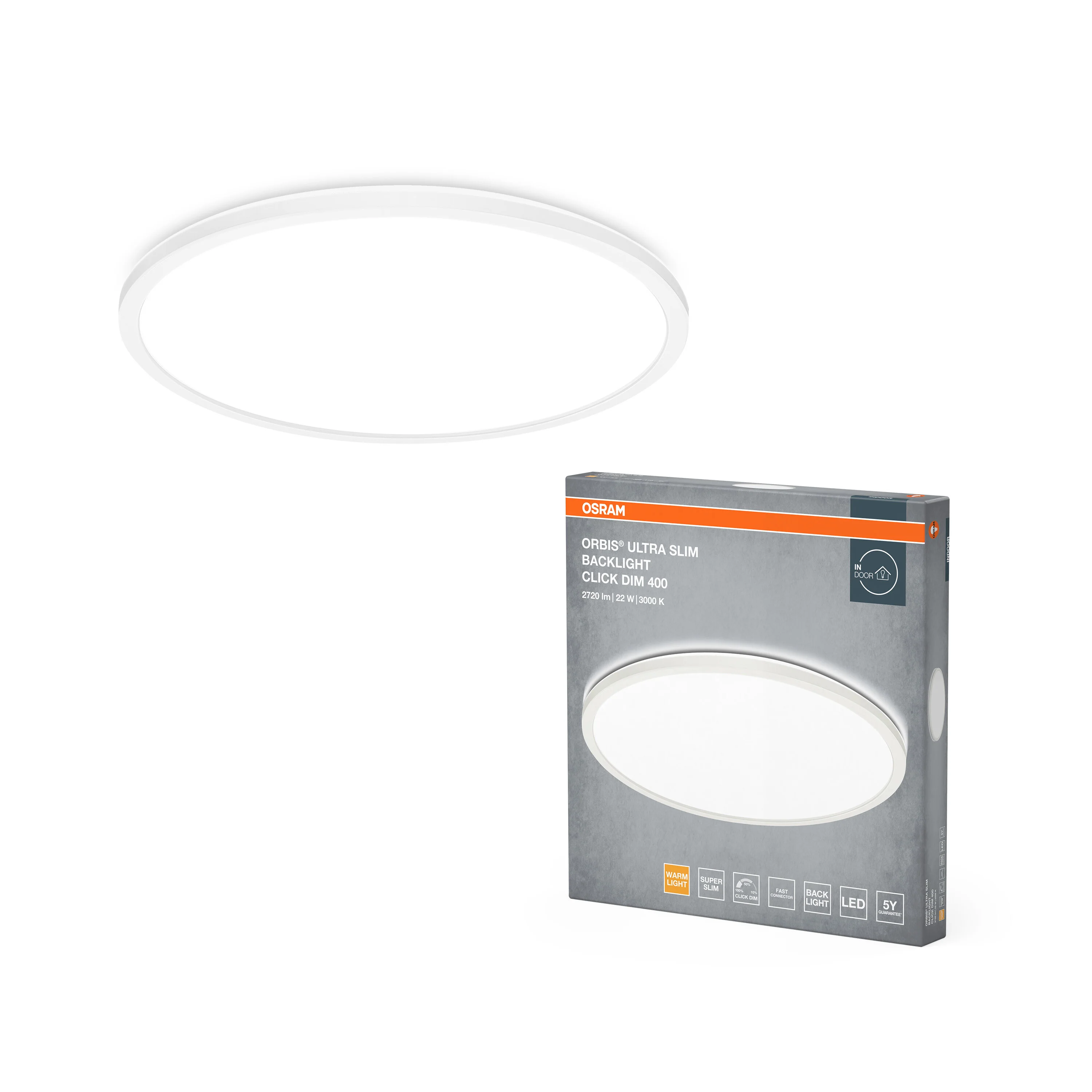 OSRAM ORBIS ULTRA SLIM CLICK DIM Click-Dim 400mm biały 22 W - Image 5