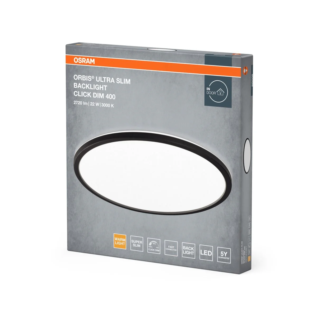 OSRAM ORBIS ULTRA SLIM CLICK DIM Click-Dim 400mm czarna 22W - Image 2