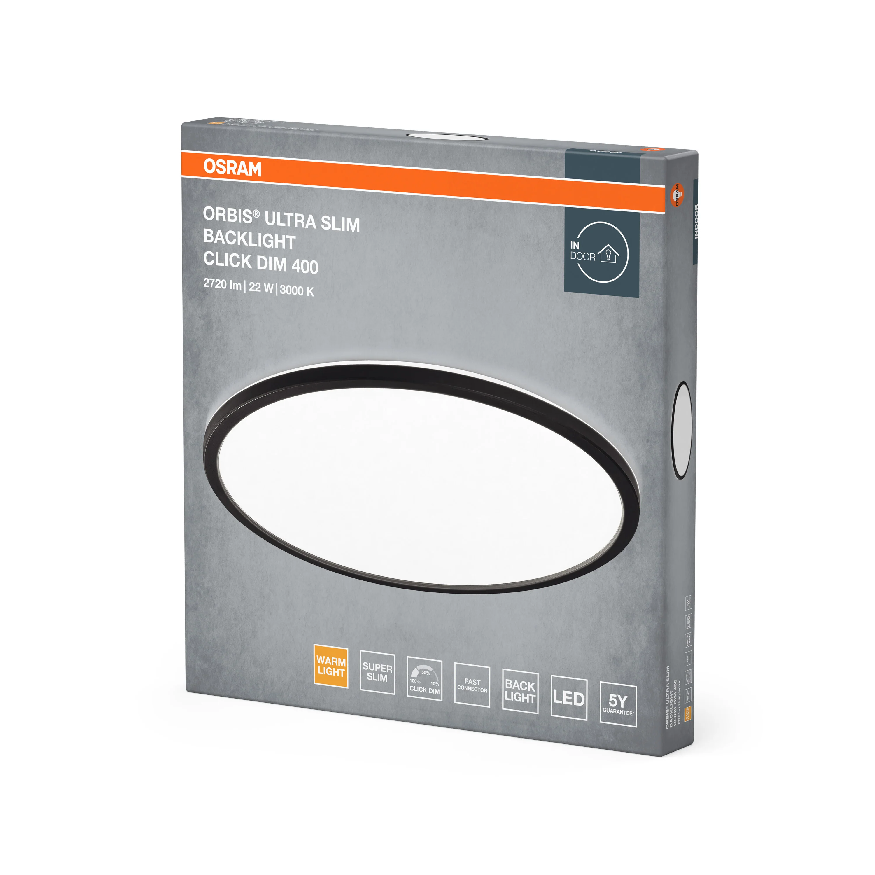OSRAM ORBIS ULTRA SLIM CLICK DIM Click-Dim 400mm czarna 22W - Image 6