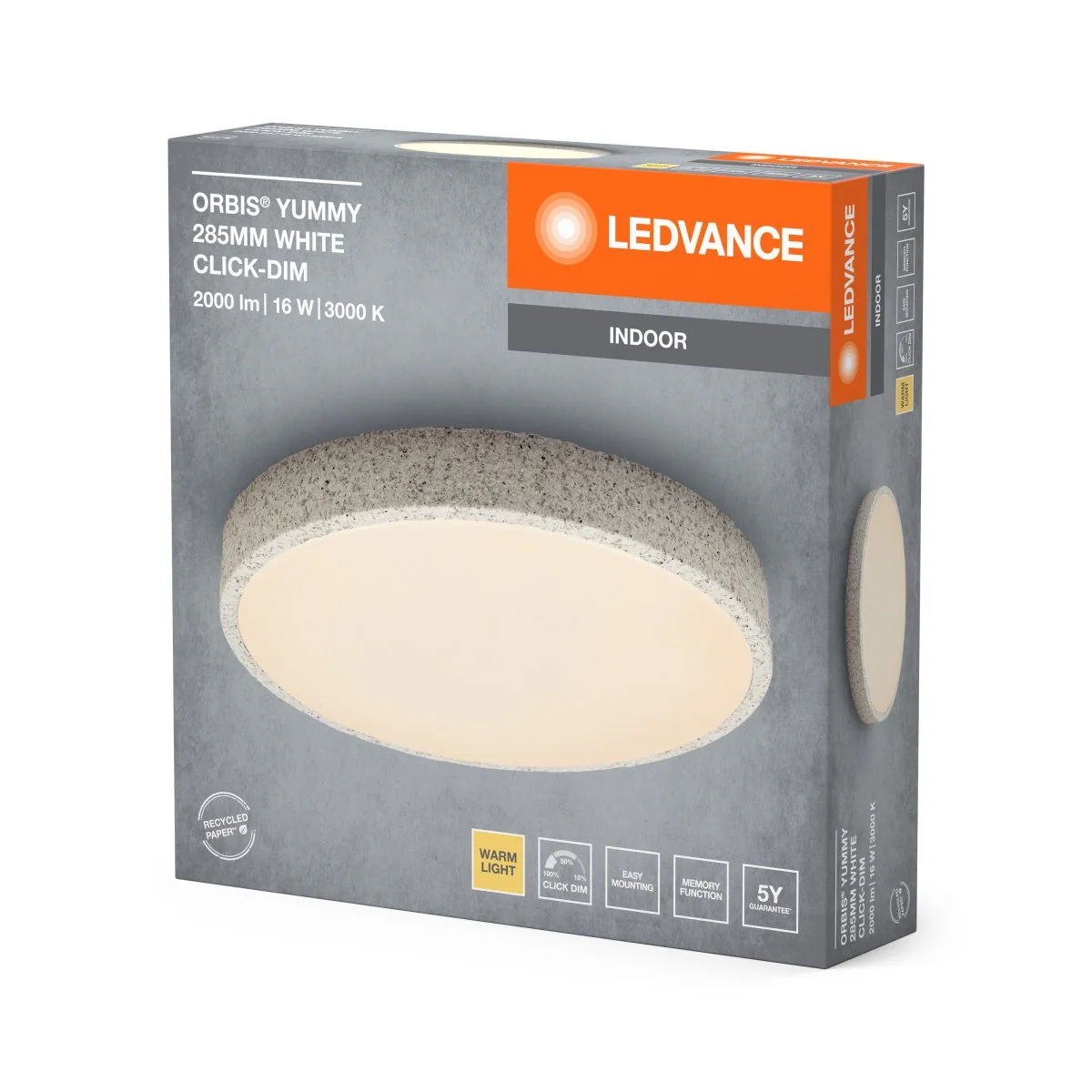 OSRAM Orbis Yummy 285MM 16W 830 Click DIM biały - Image 2