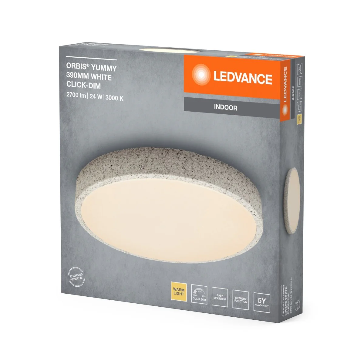 OSRAM Orbis Yummy 390MM 24W 830 Click DIM biały - Image 2