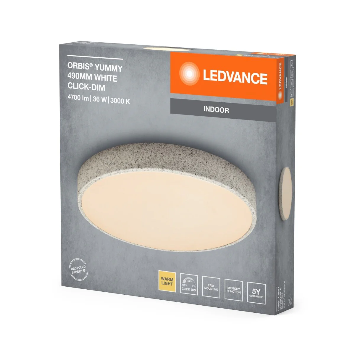 OSRAM Orbis Yummy 490MM 36W 830 Click DIM biały - Image 2
