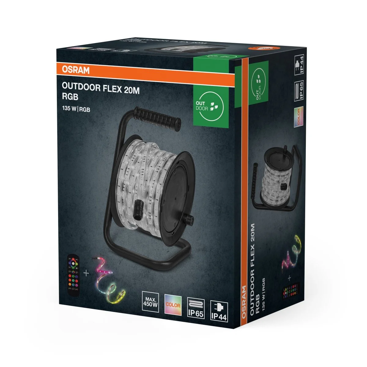 OSRAM OUTDOOR FLEX IP65 RGB 20M RGB IP65 z pilotem - Image 2