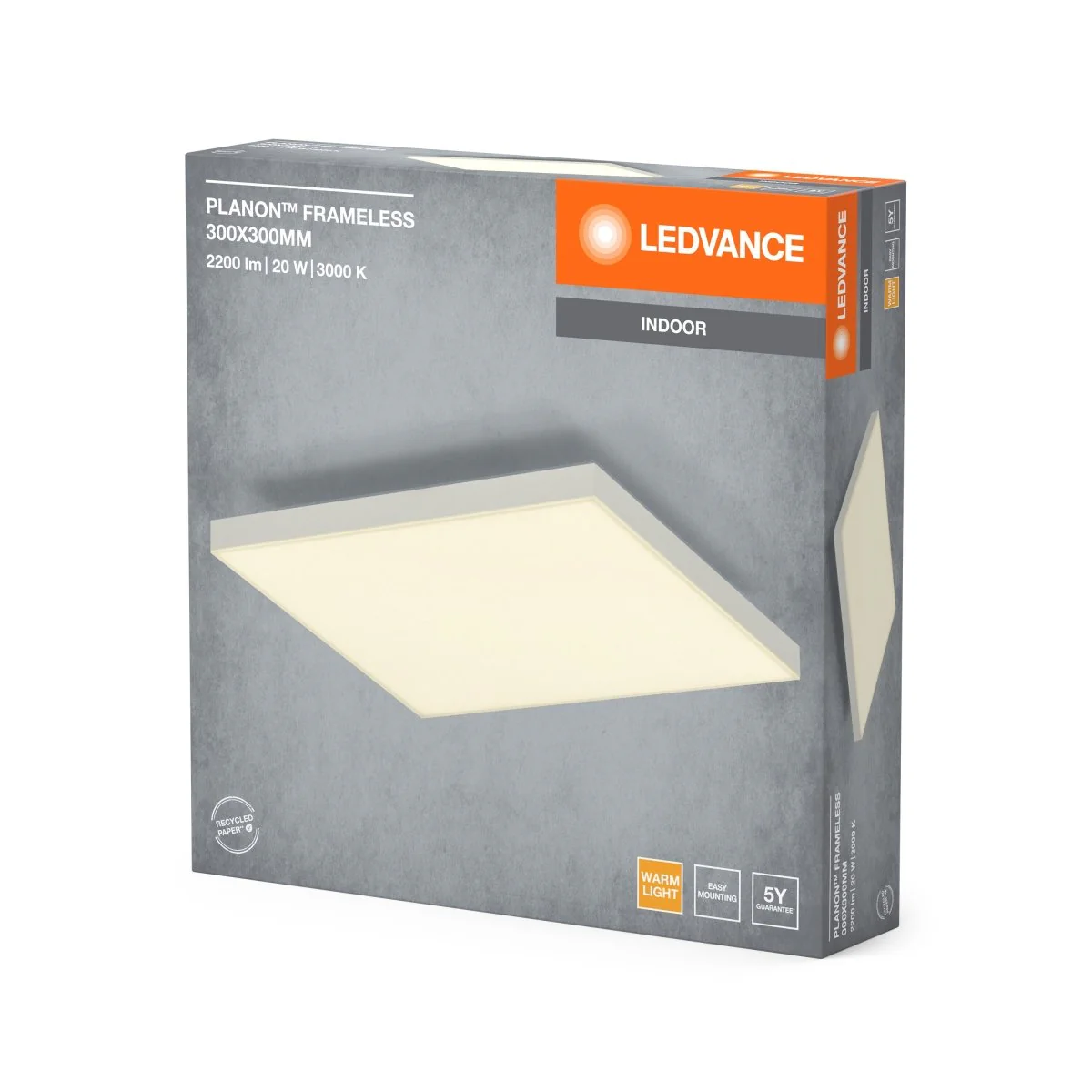 OSRAM PLANON™ Frameless 300x300mm 20W 830 White - Image 2