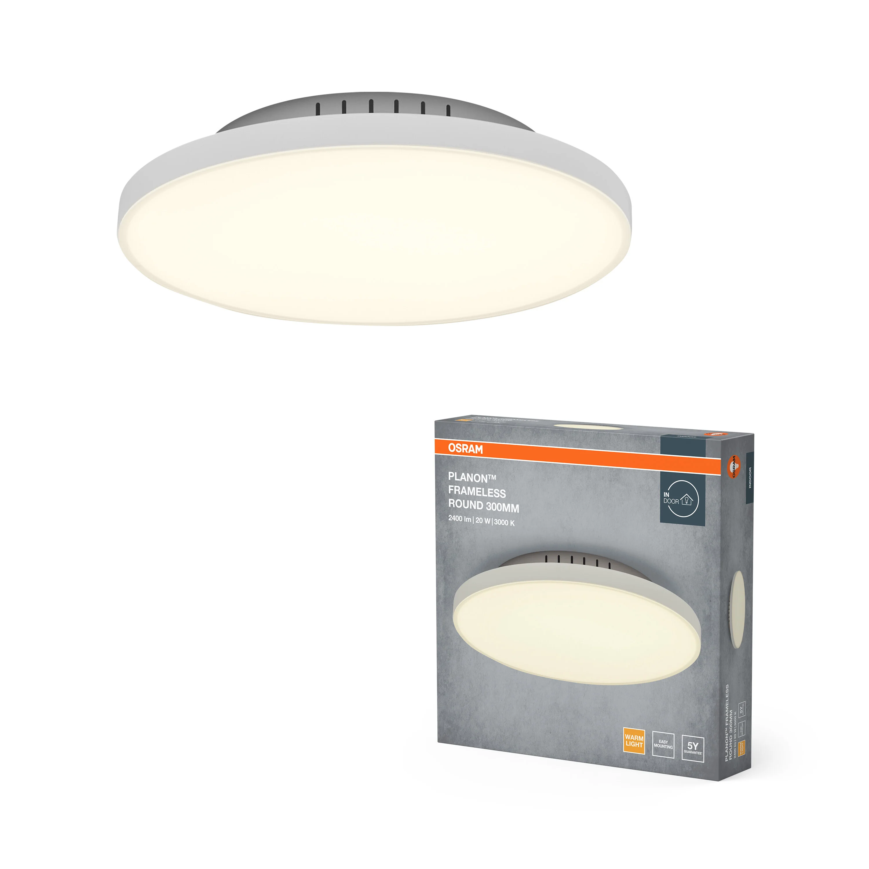 OSRAM PLANON™ Frameless okrągły 300mm 20W 830 biały - Image 5