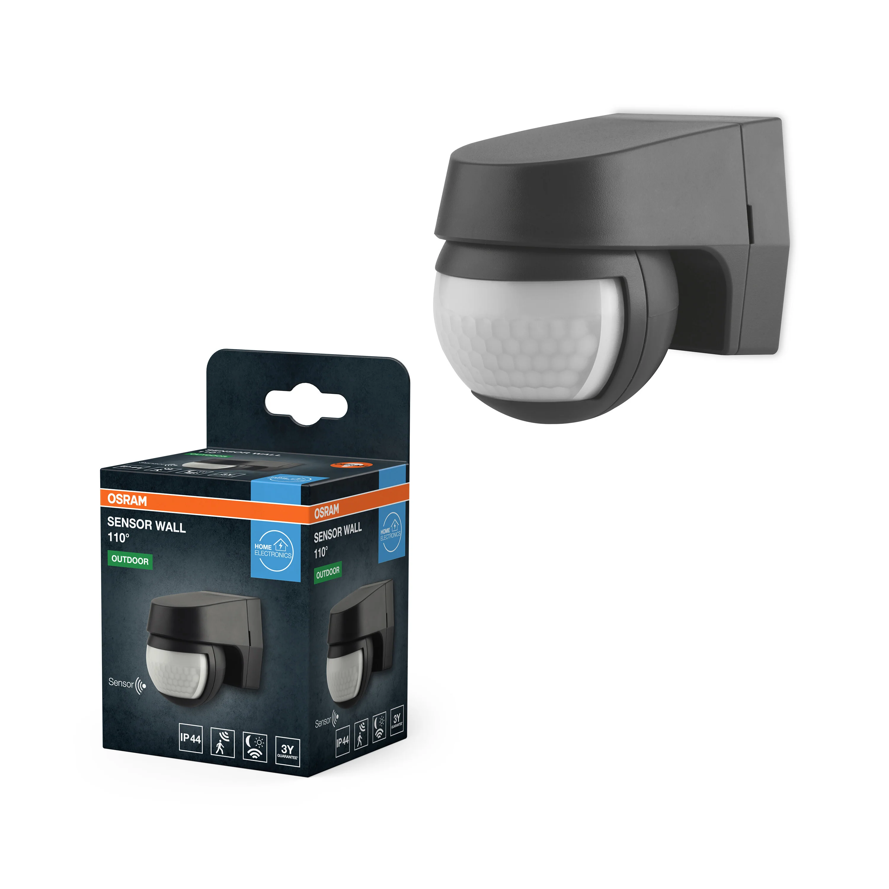OSRAM SENSOR ścienny 110° IP44 ciemnoszary - Image 5