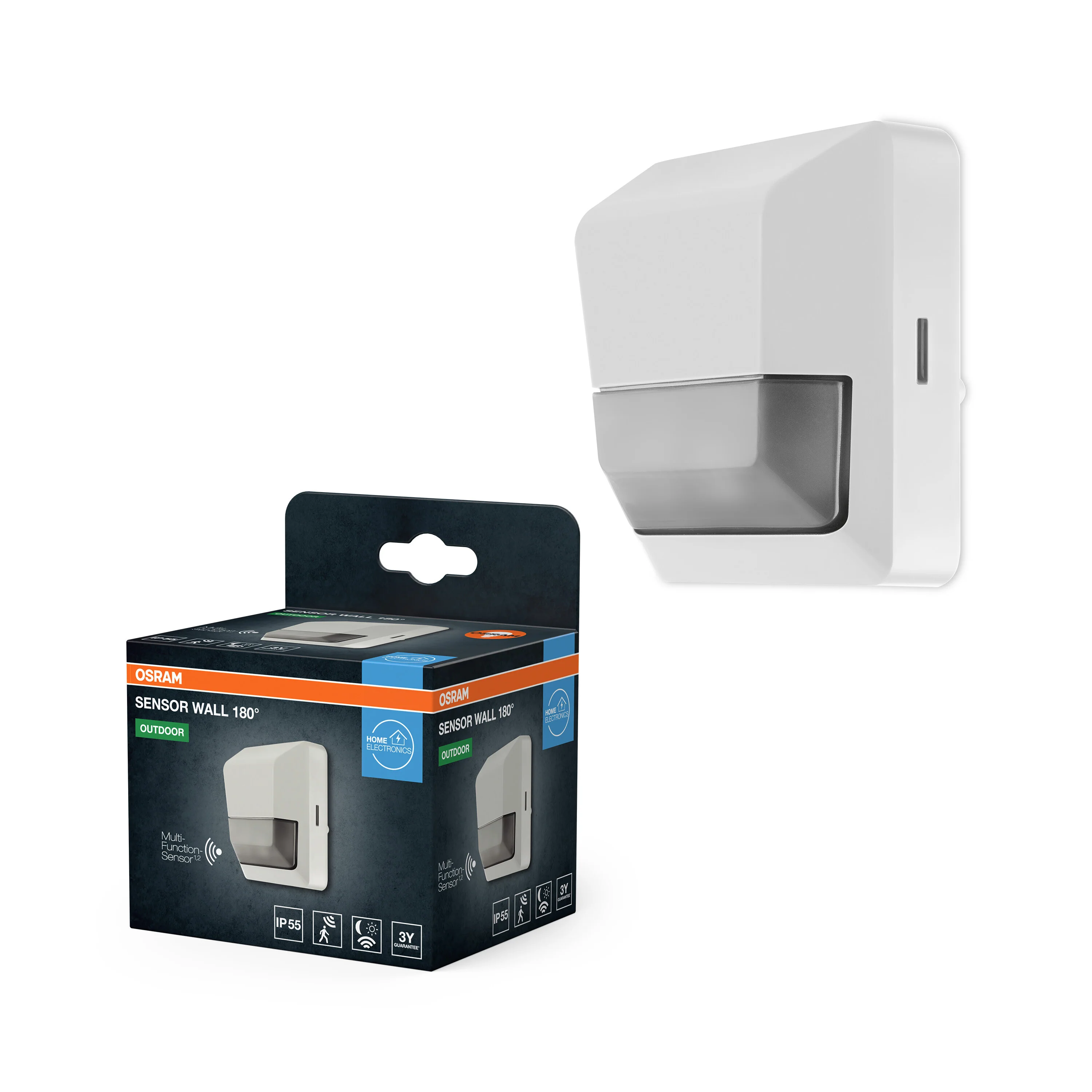 OSRAM SENSOR ścienny 180° IP55 biały - Image 5