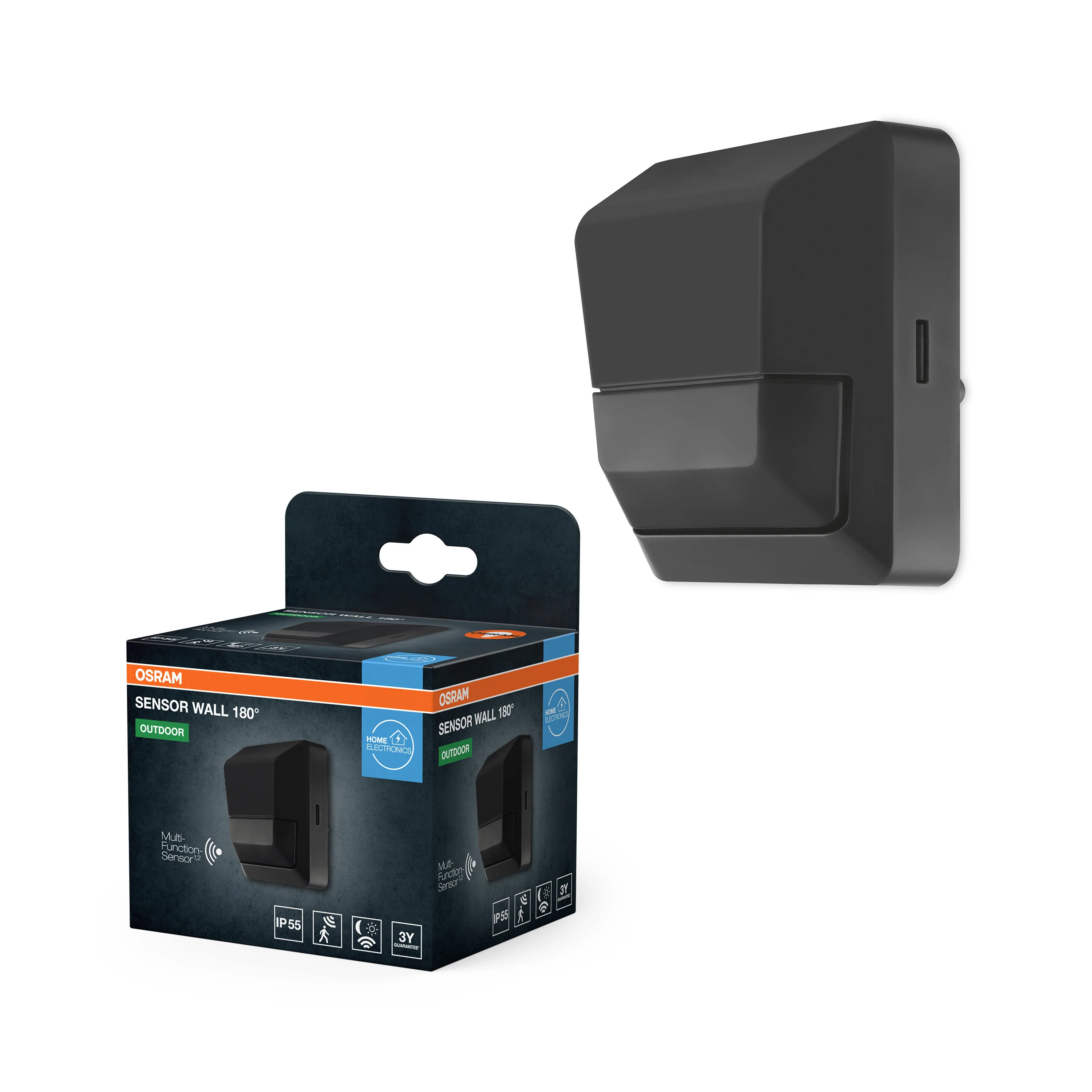 OSRAM SENSOR ścienny 180° IP55 ciemnoszary - Image 5