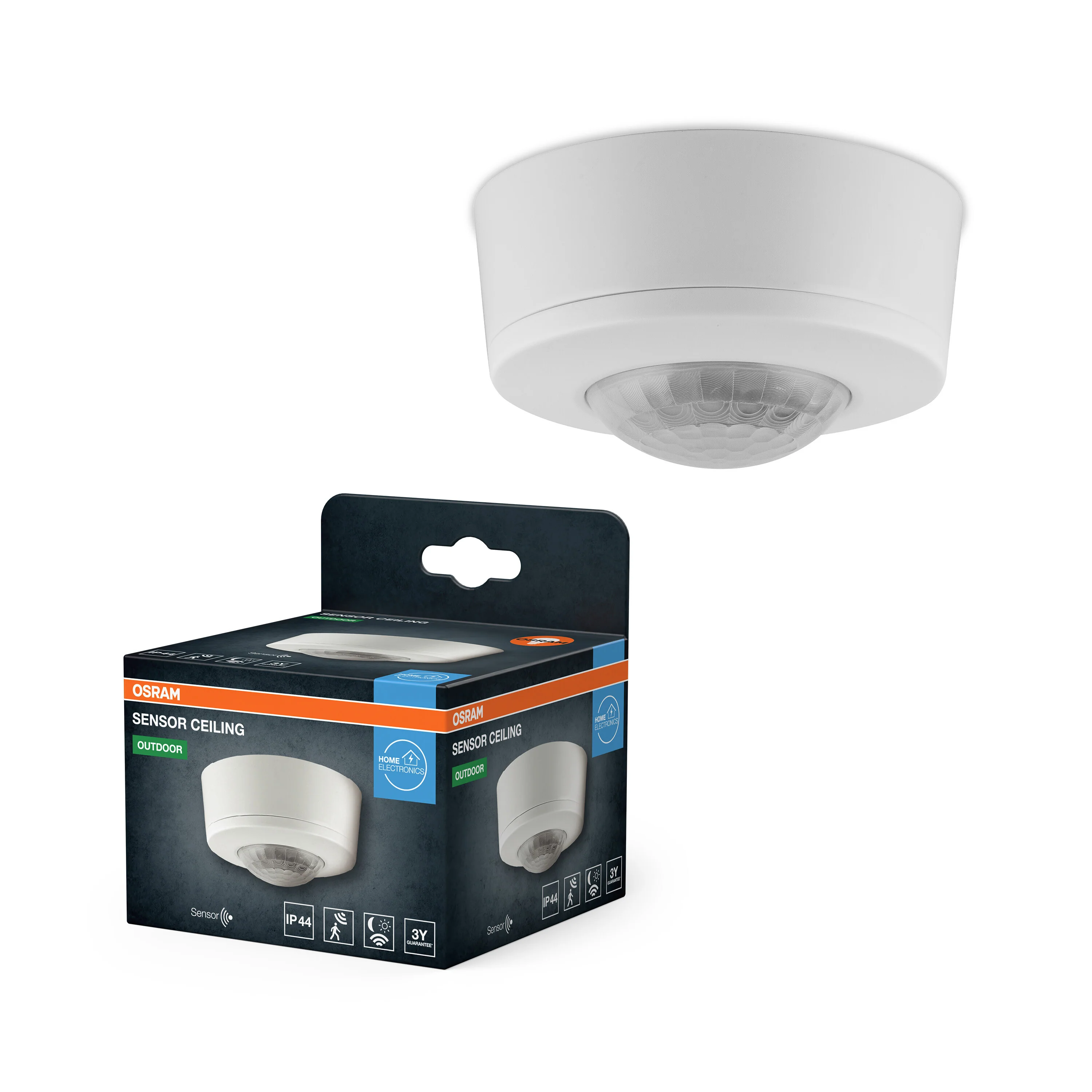 OSRAM SENSOR sufitowy IP44 360° IP44 biały - Image 5