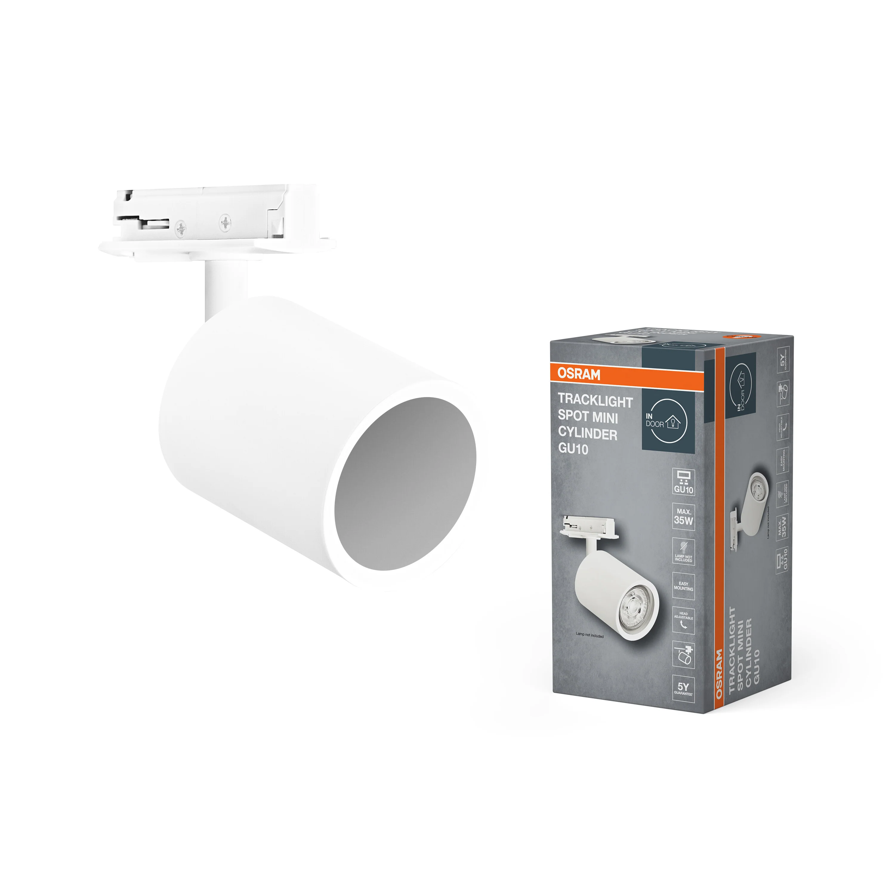 OSRAM TRACKLIGHT SPOT MINI CYLINDER GU10 biały - Image 5
