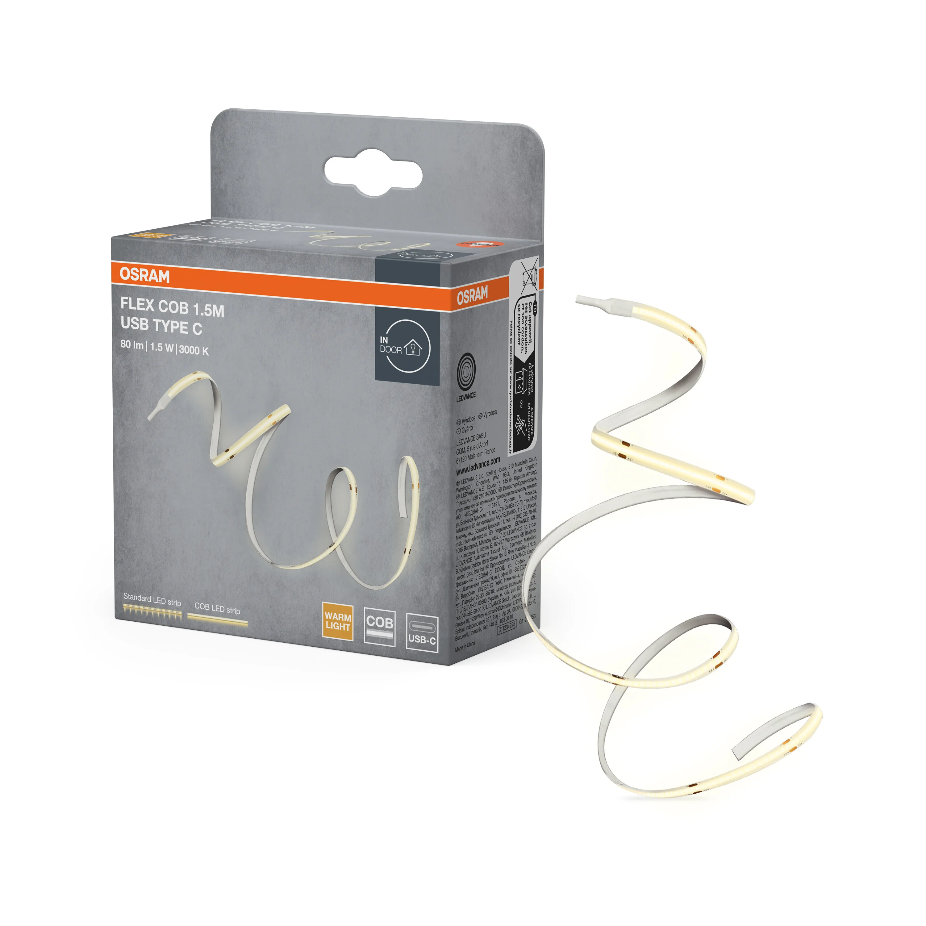 OSRAM USB STRIPS COB Typ C 1.5M 830 - Image 5